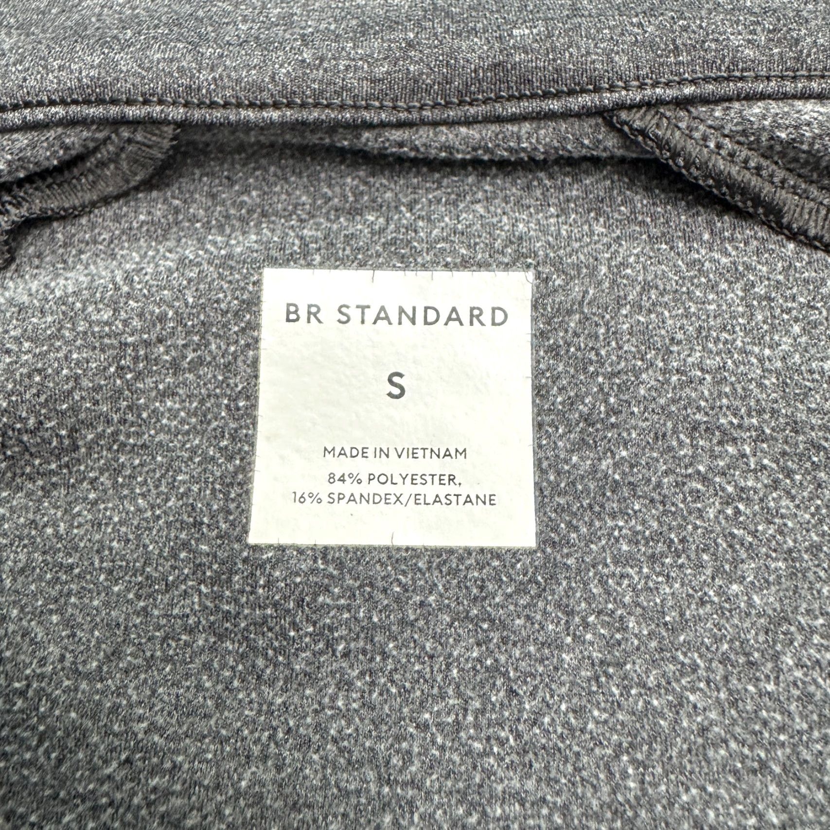 Vintage BR Standard 1/4 Zip Pullover Performance Shirt Men Small Gray Long Sleeve Active Shirt Size US M / EU 48-50 / 2 - 6 Thumbnail
