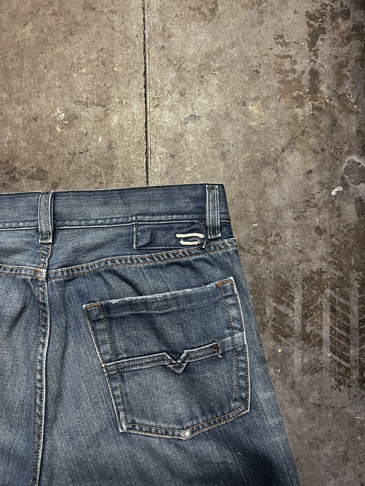 faded vintage diesel denim