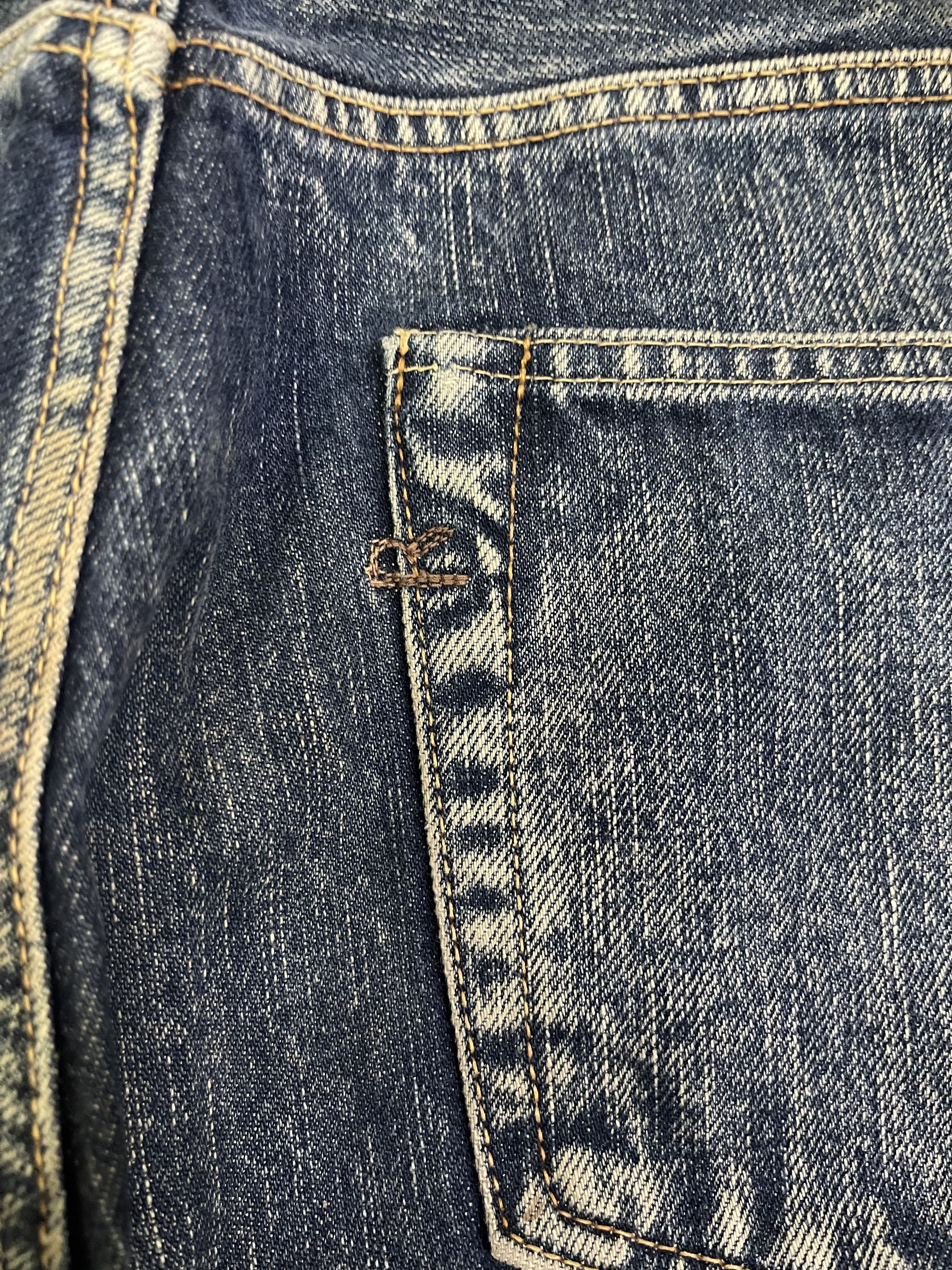45rpm 45Rpm Japan Rustic Sulfur Faded Selvedge Jeans Denim Size US 32 / EU 48 - 18 Thumbnail