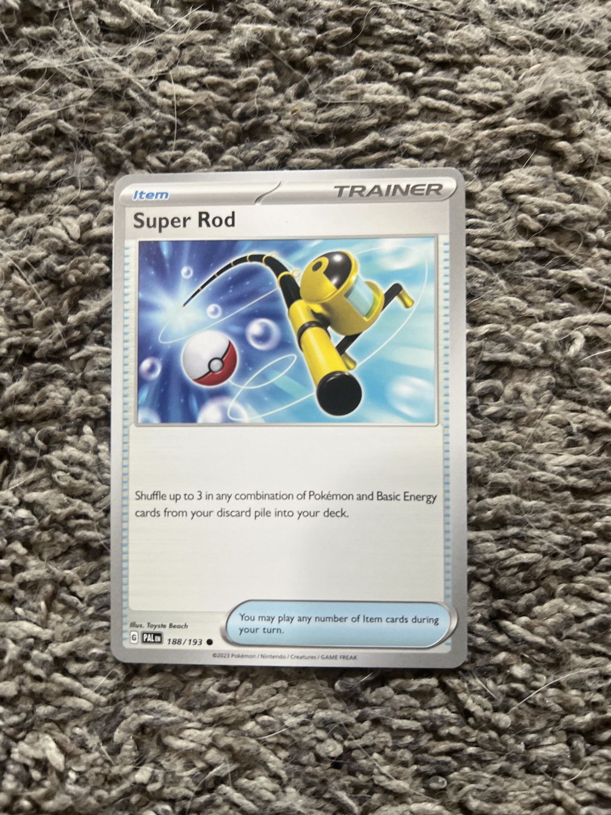 Hypebeast × Nintendo × Pokemon 2023 Pokémon Super Rod Card Size ONE SIZE - 1 Thumbnail