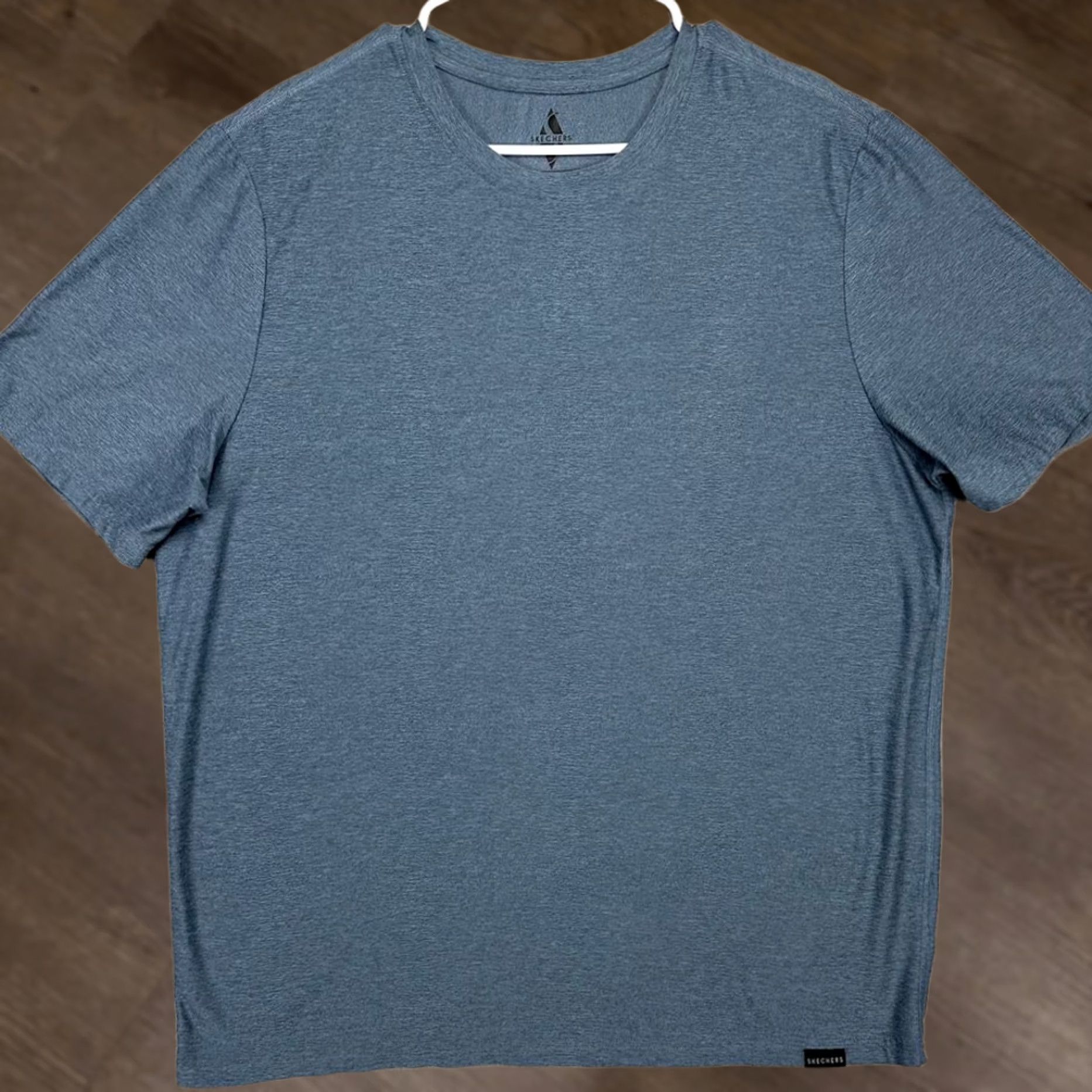 SKECHERS Skechers Shirt Adult XL Navy Blue T-Shirt Short Sleeve Workout Gym Exercise Mens Size US XL / EU 56 / 4 - 1 Thumbnail
