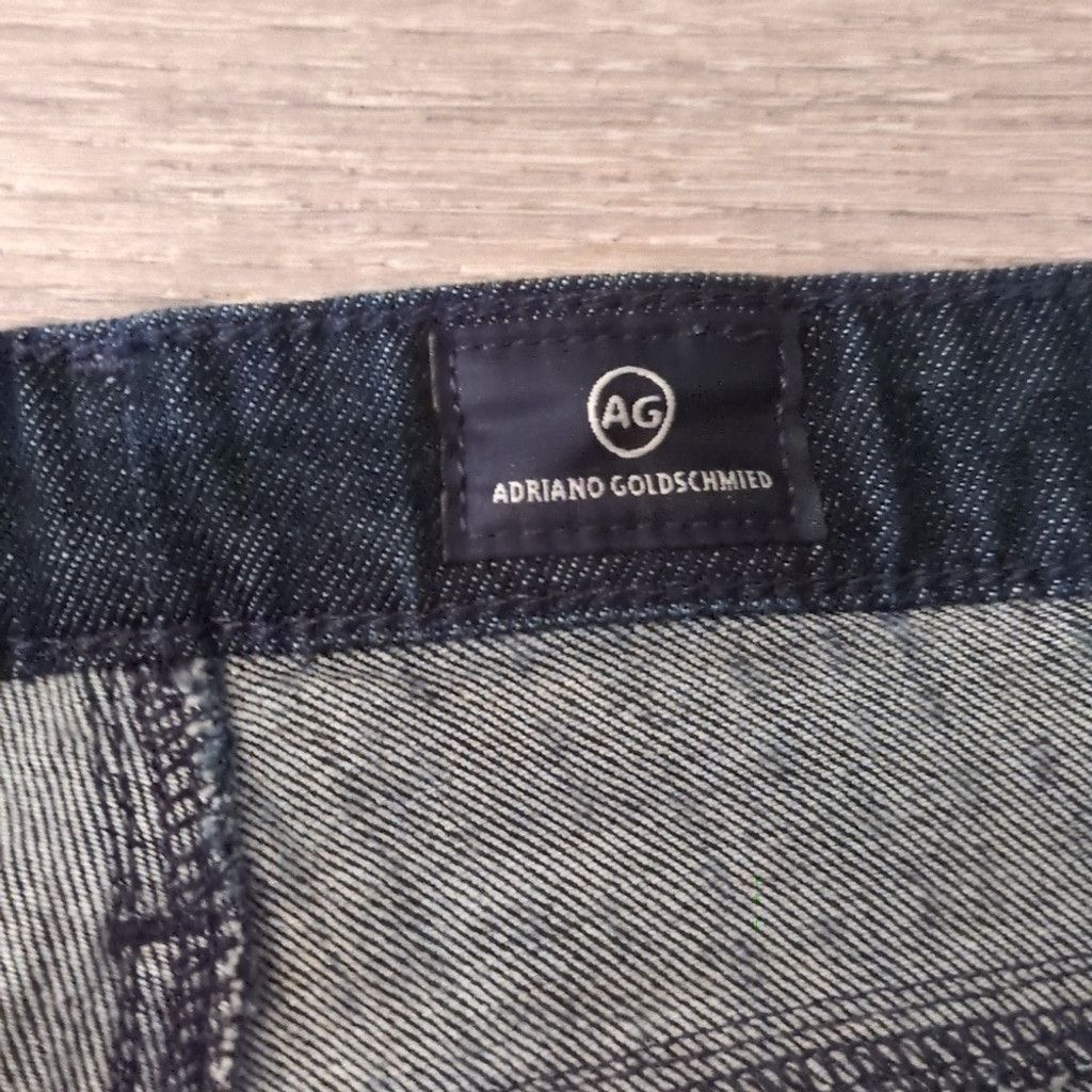 AG Adriano Goldschmied Adriano Goldschmied Stevie Ankle Slim Straight Jeans 32R Size 32" / US 10 / IT 46 - 7 Thumbnail