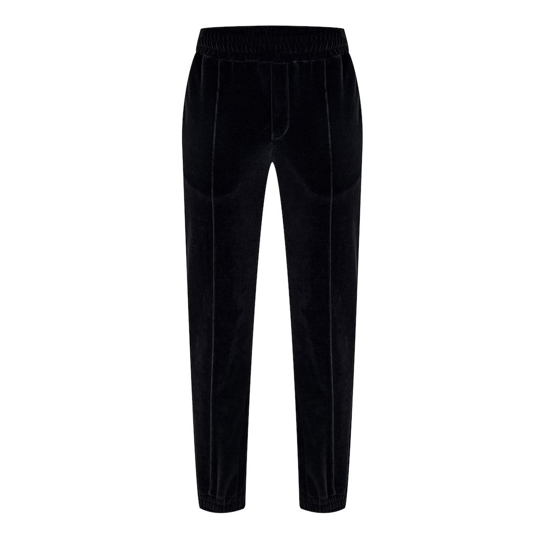 Valentino o1g2r1mq0526 Chez Valentino Jogging Trousers in Black Size US 34 / EU 50 - 1 Thumbnail
