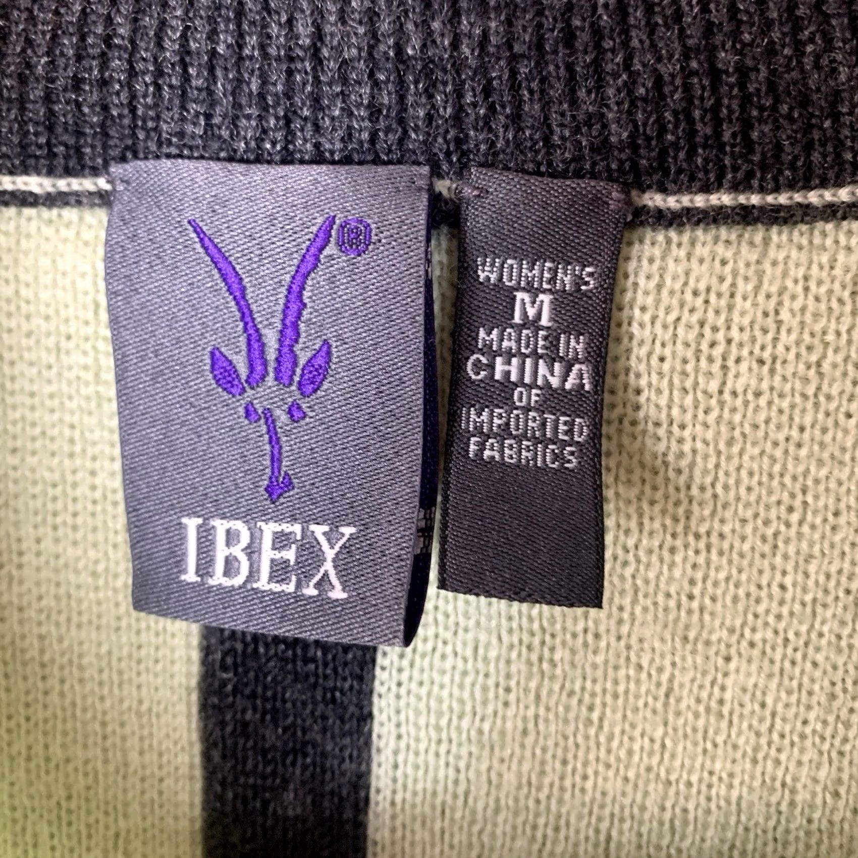 Vintage Final Answer: Ibex 1/4 Zip Sweatshirt Womens Size Medium Green Merino Wool Knit Pullover Size M / US 6-8 / IT 42-44 - 3 Thumbnail
