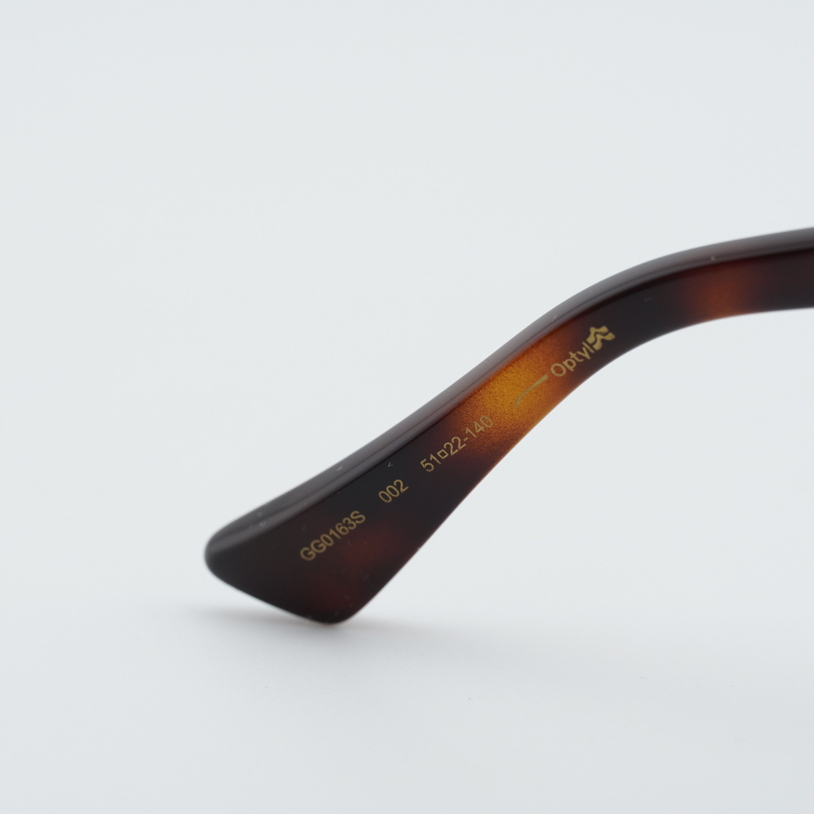Gucci Gucci GG0163S 002 Women Sunglasses Havana Square Frame Size ONE SIZE - 7 Thumbnail