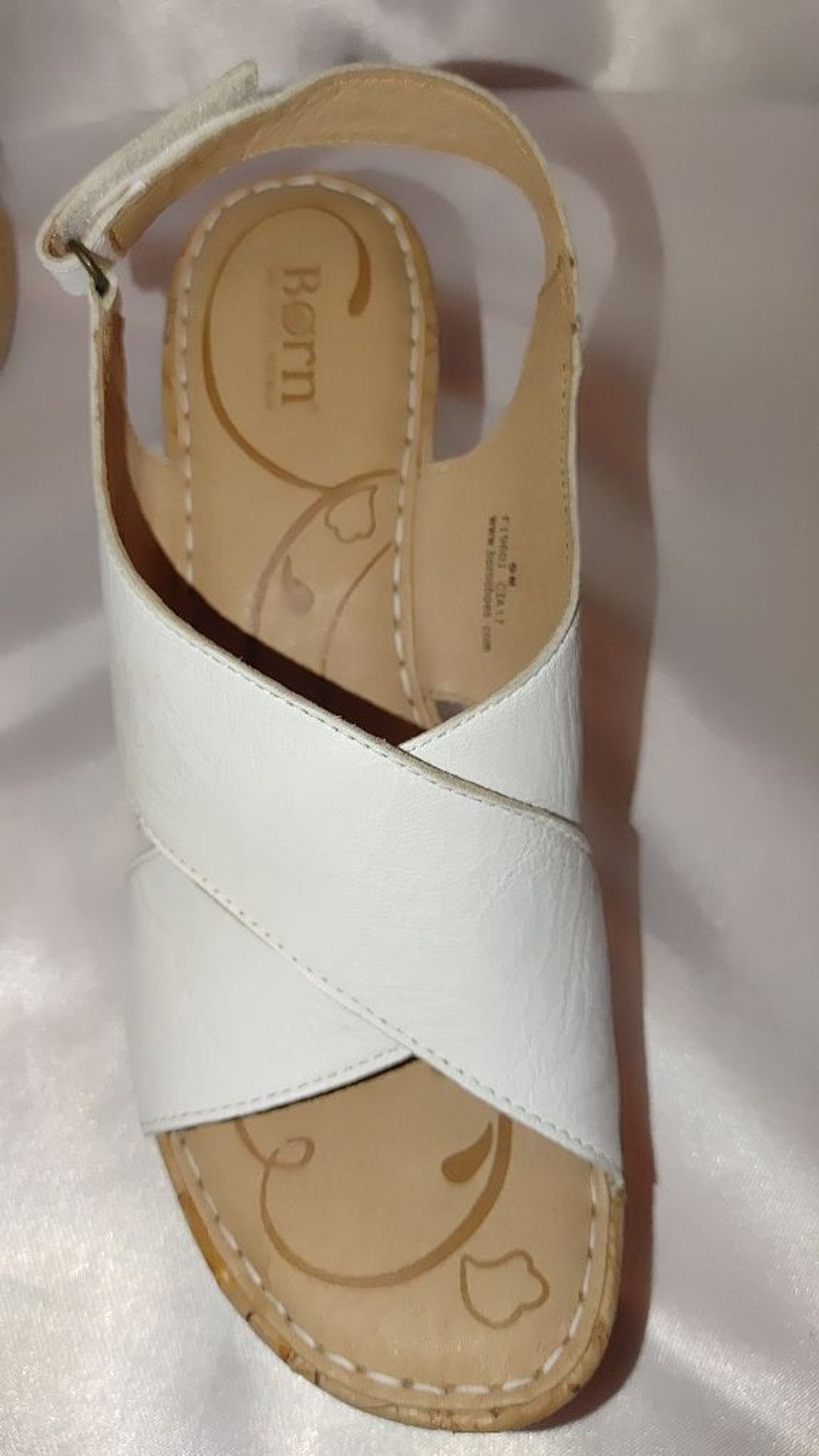 Born Born Jenni Leather Cork Platform Sandals Size 9M NWT Size US 9 / IT 39 - 9 Thumbnail