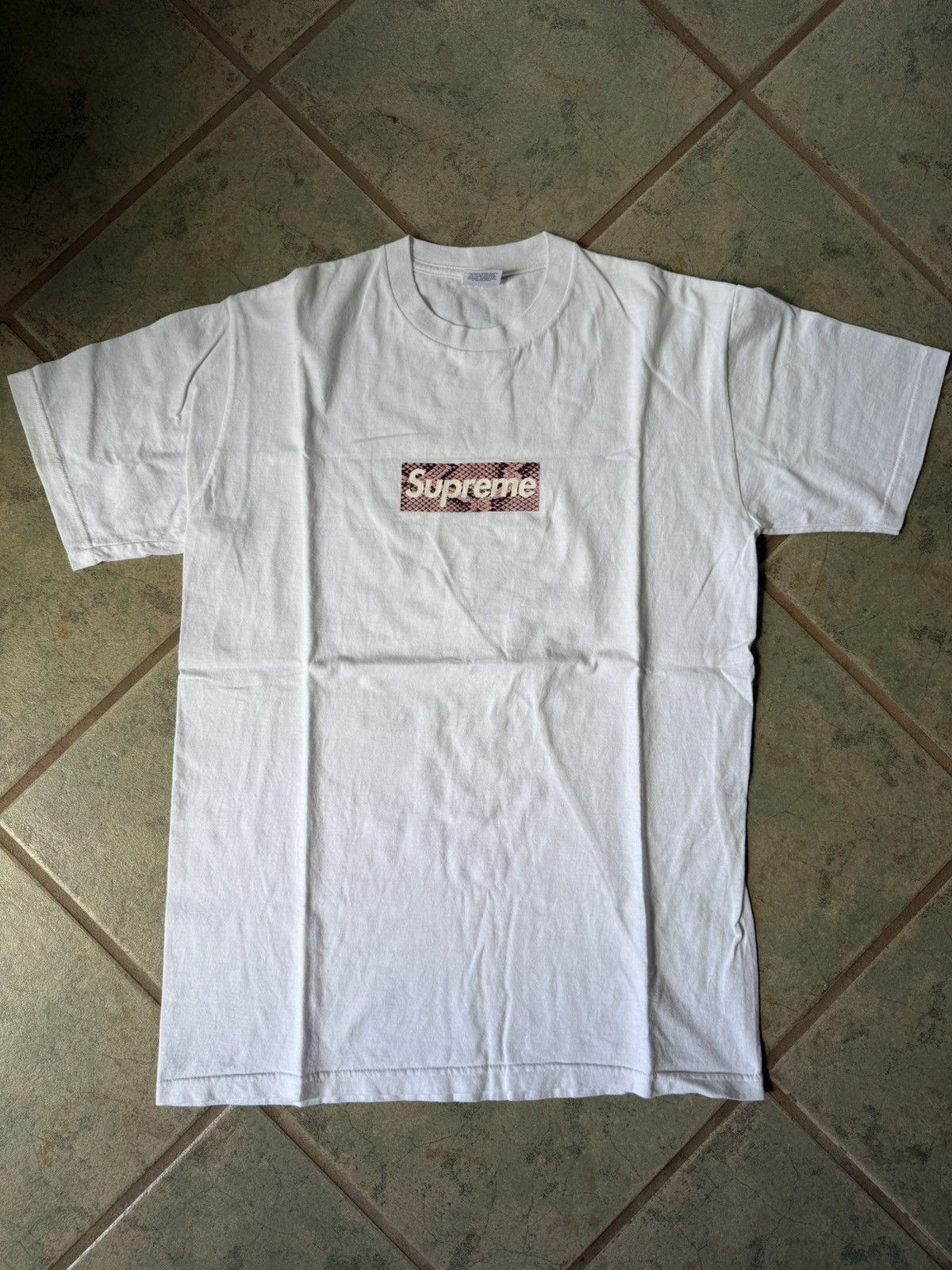 Supreme Supreme Harajuku Snakeskin Box Logo | Grailed