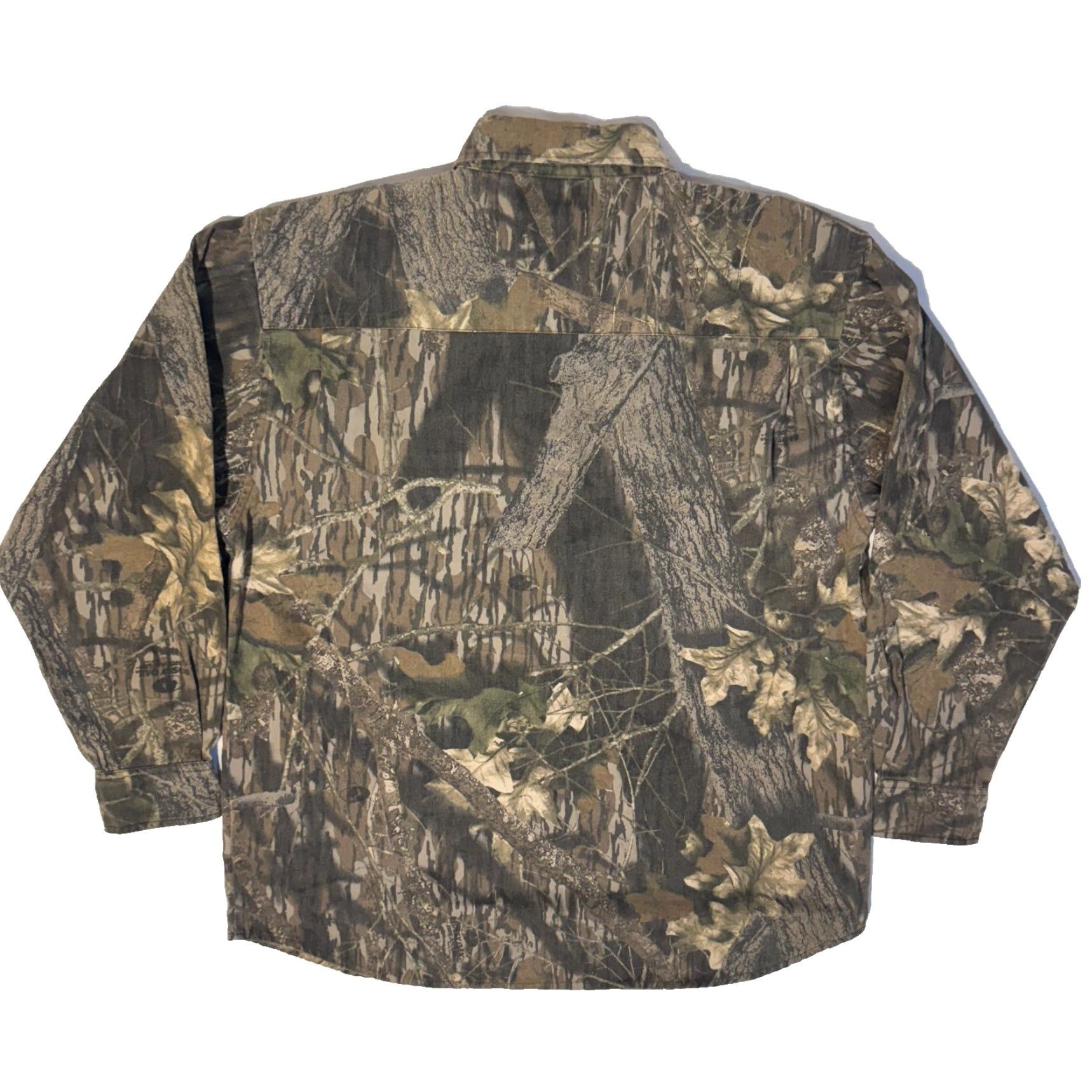 Jerzees VINTAGE Jerzees Outdoors Shirt Mens L Mossy Oak Camouflage Long Sleeve Button-Up Size US L / EU 52-54 / 3 - 7 Thumbnail