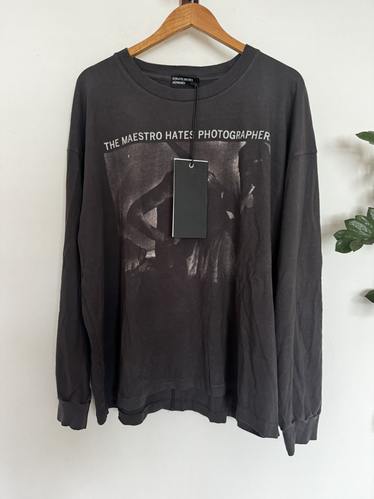 Enfants Riches Deprimes MAESTRO HATES PHOTOGRAPHERS T-SHIRT (MAXFIELD EXCLUSIVE) Size US XL / EU 56 / 4 - 1 Thumbnail