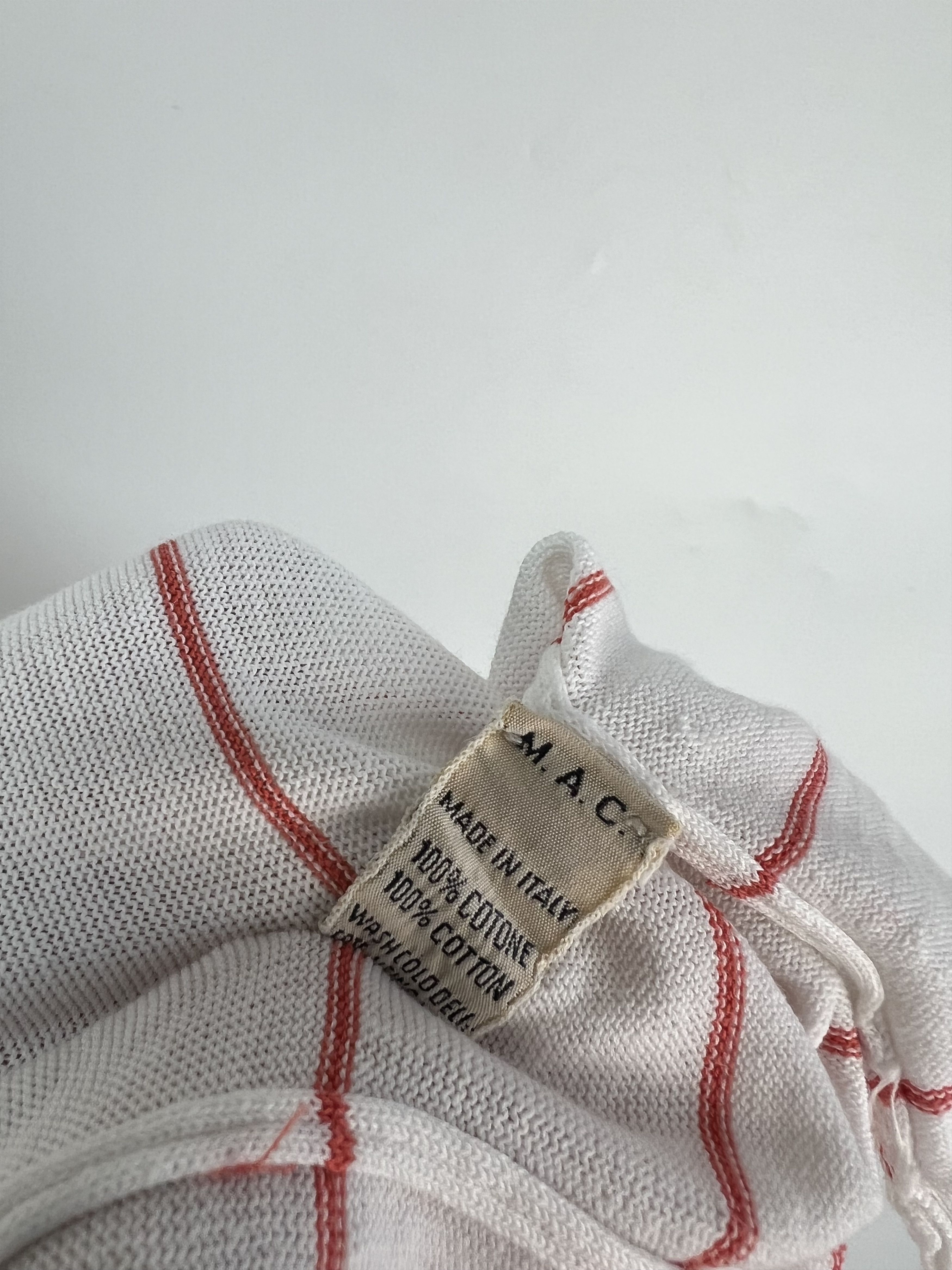 Malo Malo 100% Cotton Striped Crew Neck Cardigan Size IT 46 Size L / US 10 / IT 46 - 15 Thumbnail