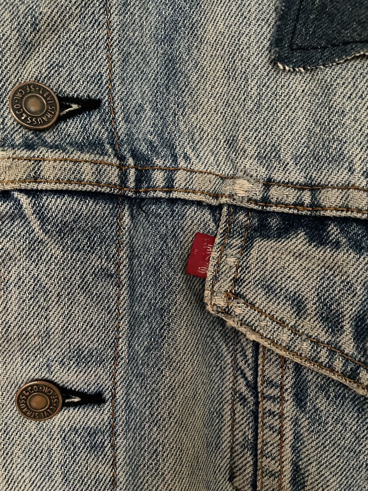 Levi's × Vintage Vintage Brand Levi’s Made in Usa Denim Jacket 1990s Size US L / EU 52-54 / 3 - 7 Thumbnail