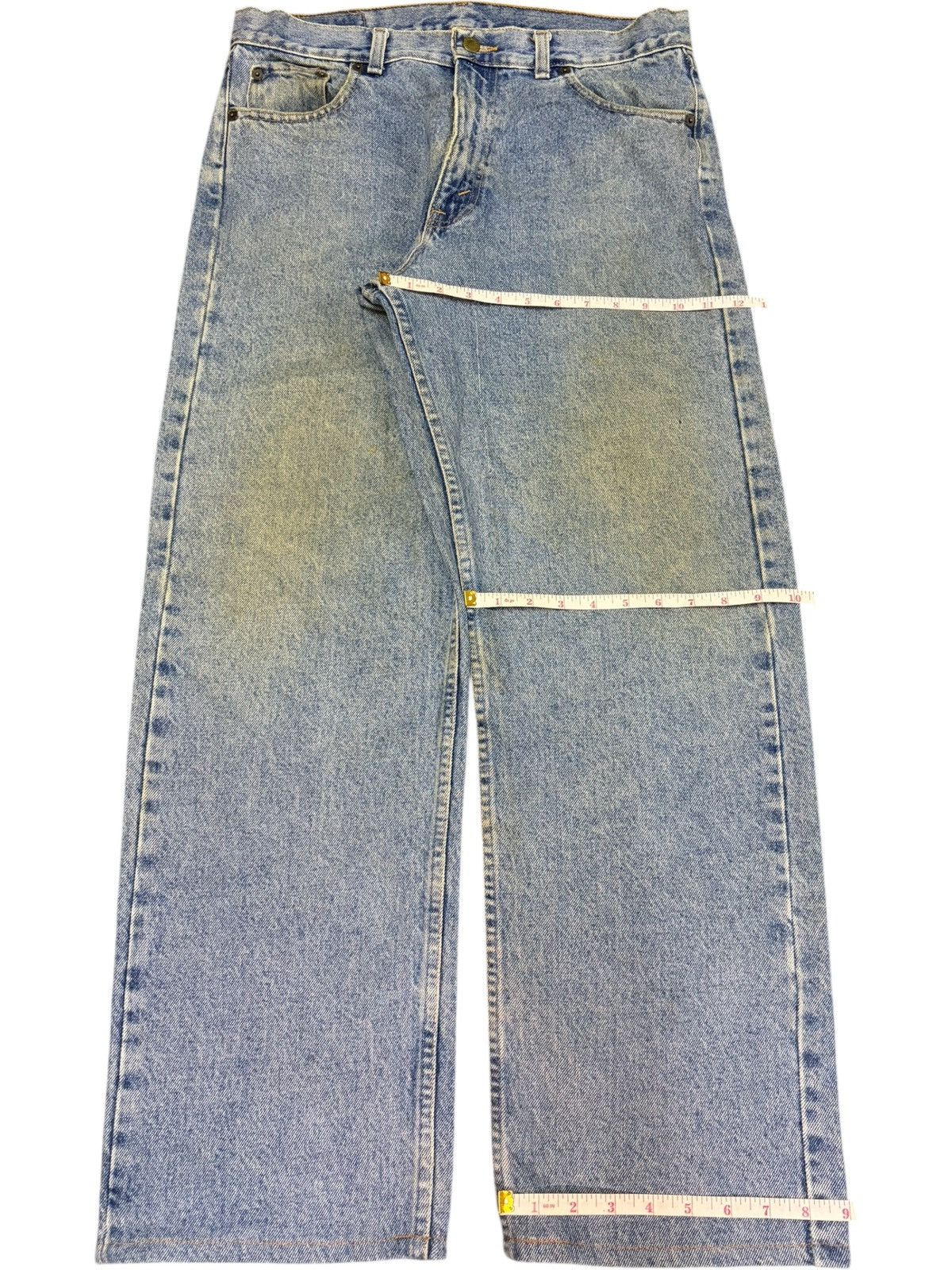 Edwin Vintage Japanese Brand Mud Wash Loose Jeans Size US 34 / EU 50 - 8 Thumbnail