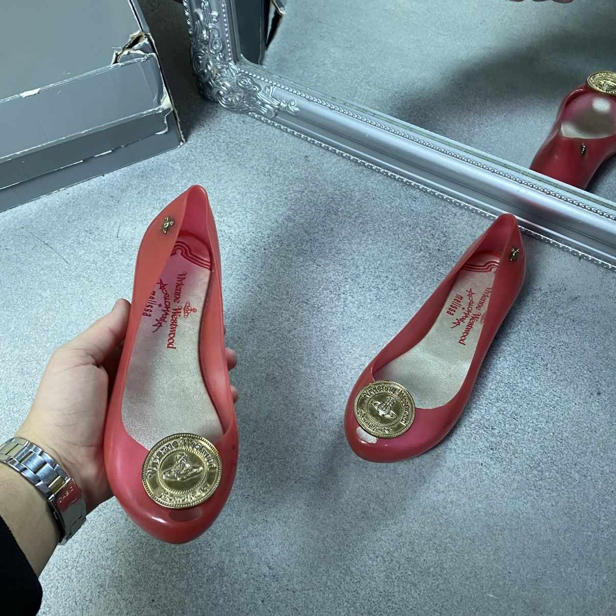 Vivienne Westwood Vivienne Westwood Melisa Anglomania Balet Orb Flats Size US 7 / IT 37 - 2 Thumbnail
