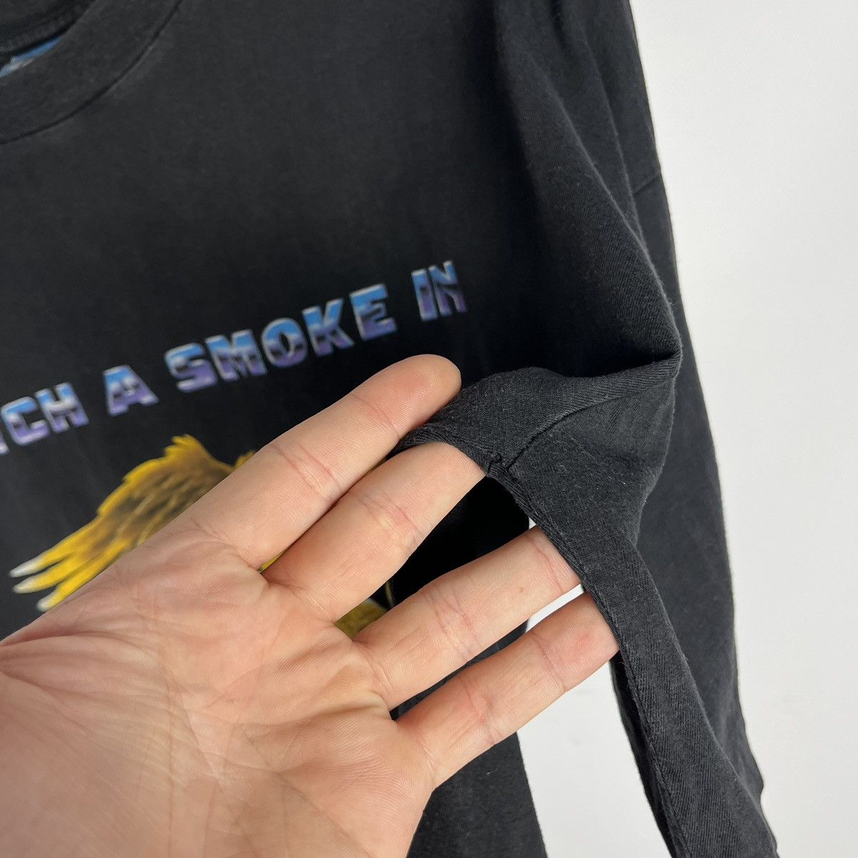 Other Vintage Catch a smoke in Amsterdam 4:20 weed tee 90’s Size US L / EU 52-54 / 3 - 16 Thumbnail