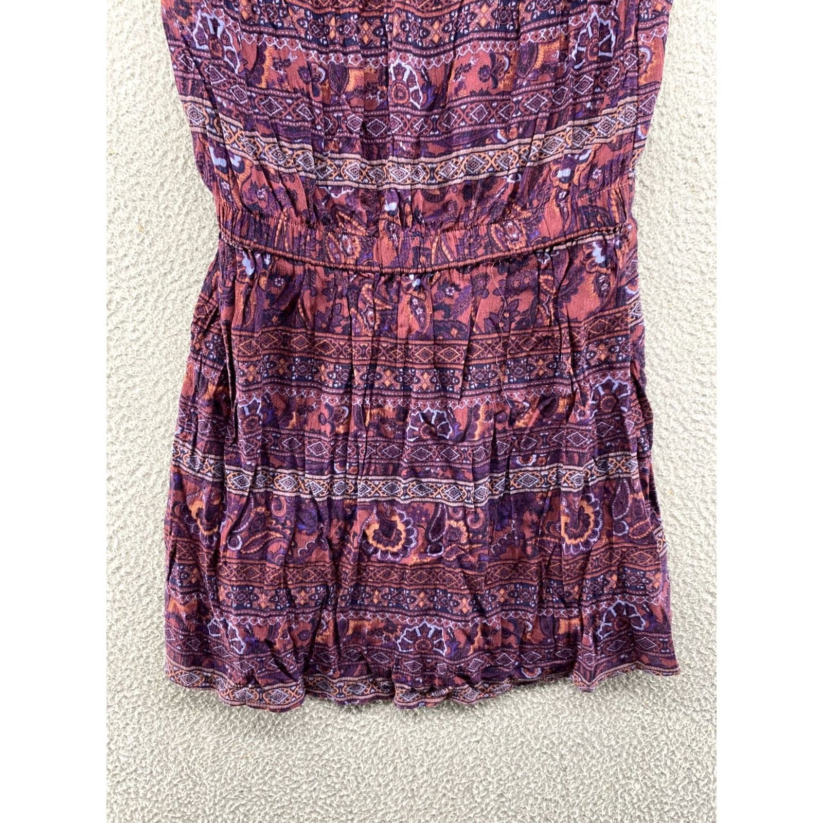Forever 21 FOREVER 21 Strapless Paisley Dress S Multicolor Floral Sleeveless Short Casual Party Wedding Size S / US 4 / IT 40 - 2 Thumbnail