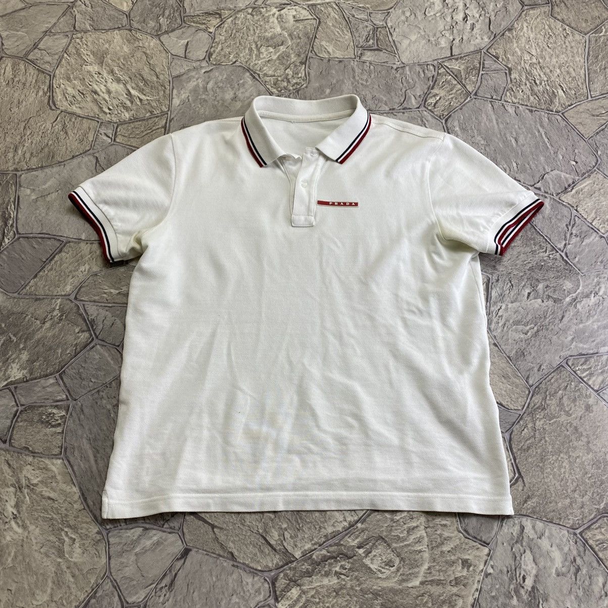 Prada Prada Polo T-Shirt Red Tab Size US M / EU 48-50 / 2 - 1 Thumbnail