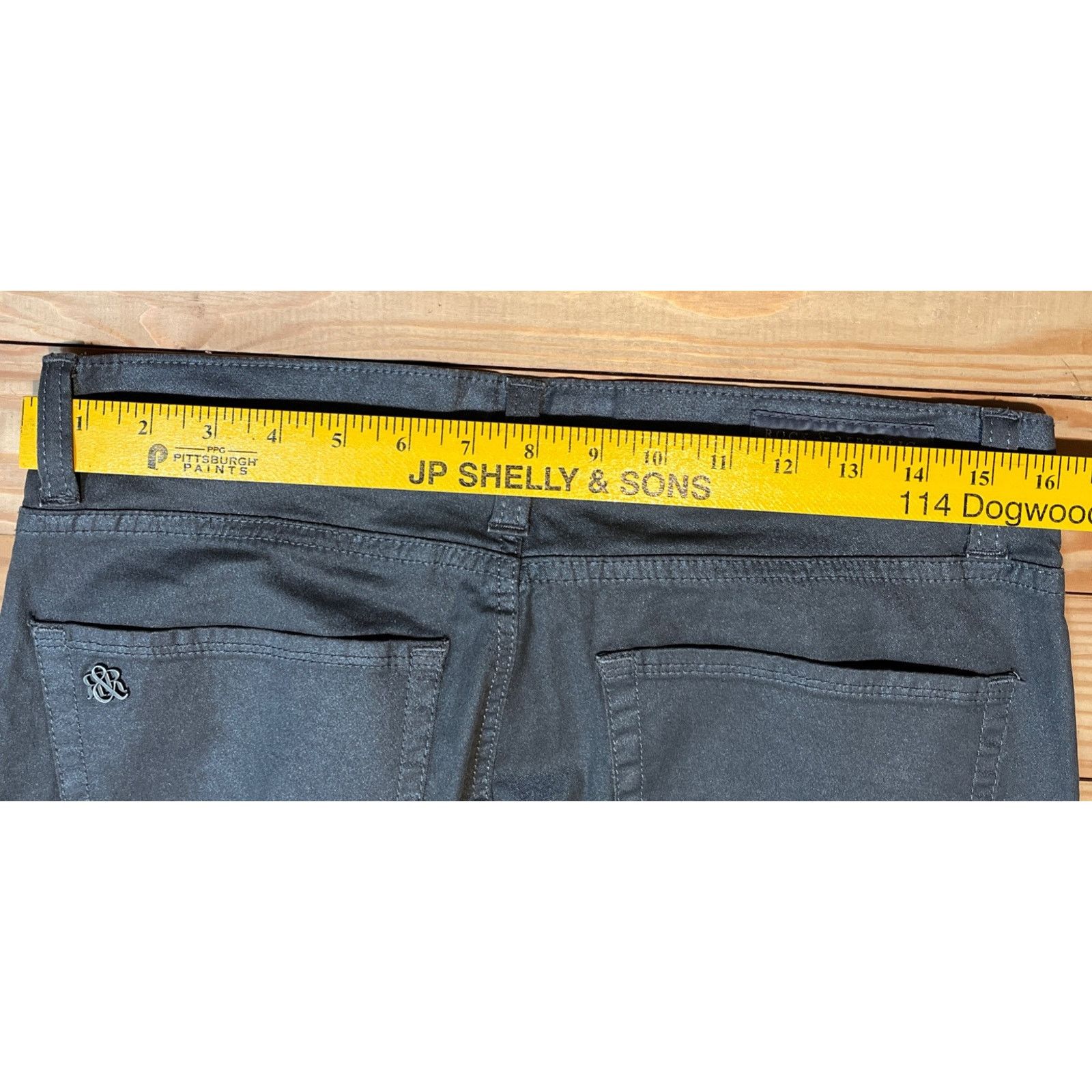 Rock & Republic Rock & Republic Berlin Metallic Skinny Jeans Womens 12 32x31 Size 34" / US 12 / IT 48 - 6 Thumbnail