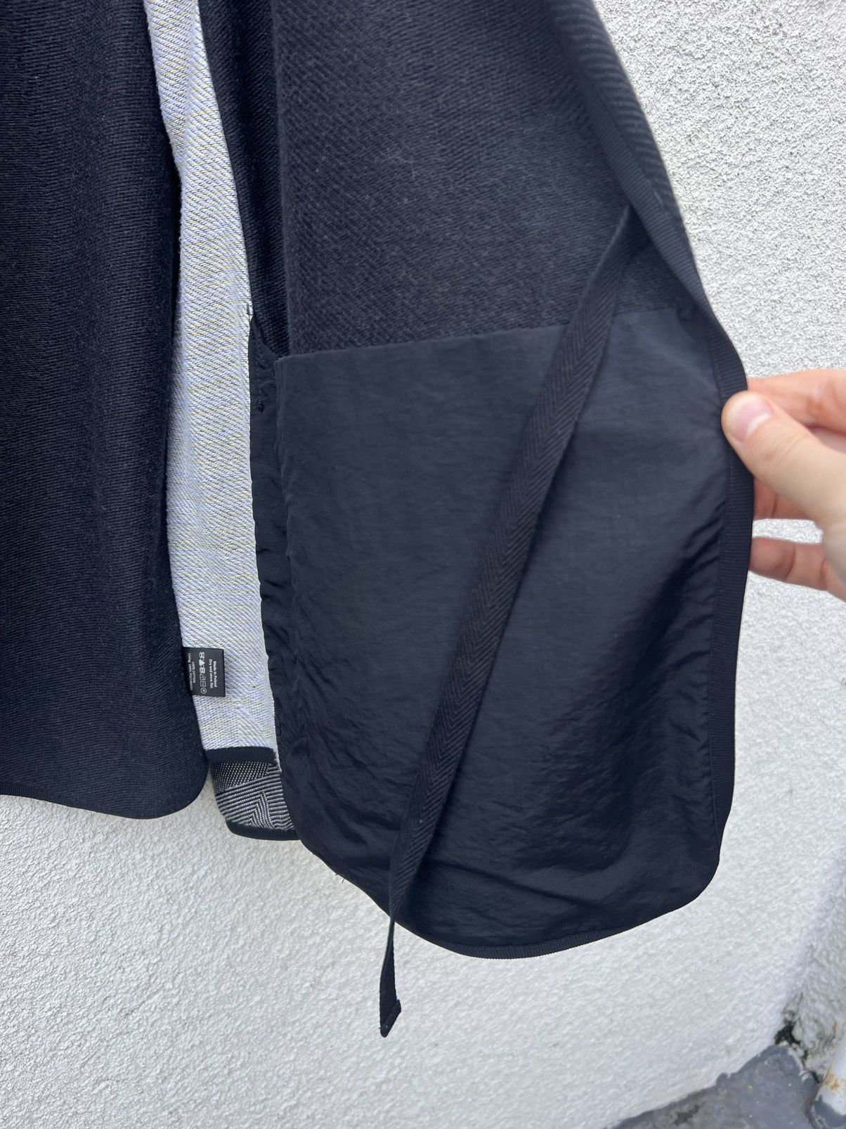 Byborre Byborre F4 Jacket Black/White 3D Knit Techwear Size S/M Size US S / EU 44-46 / 1 - 6 Thumbnail