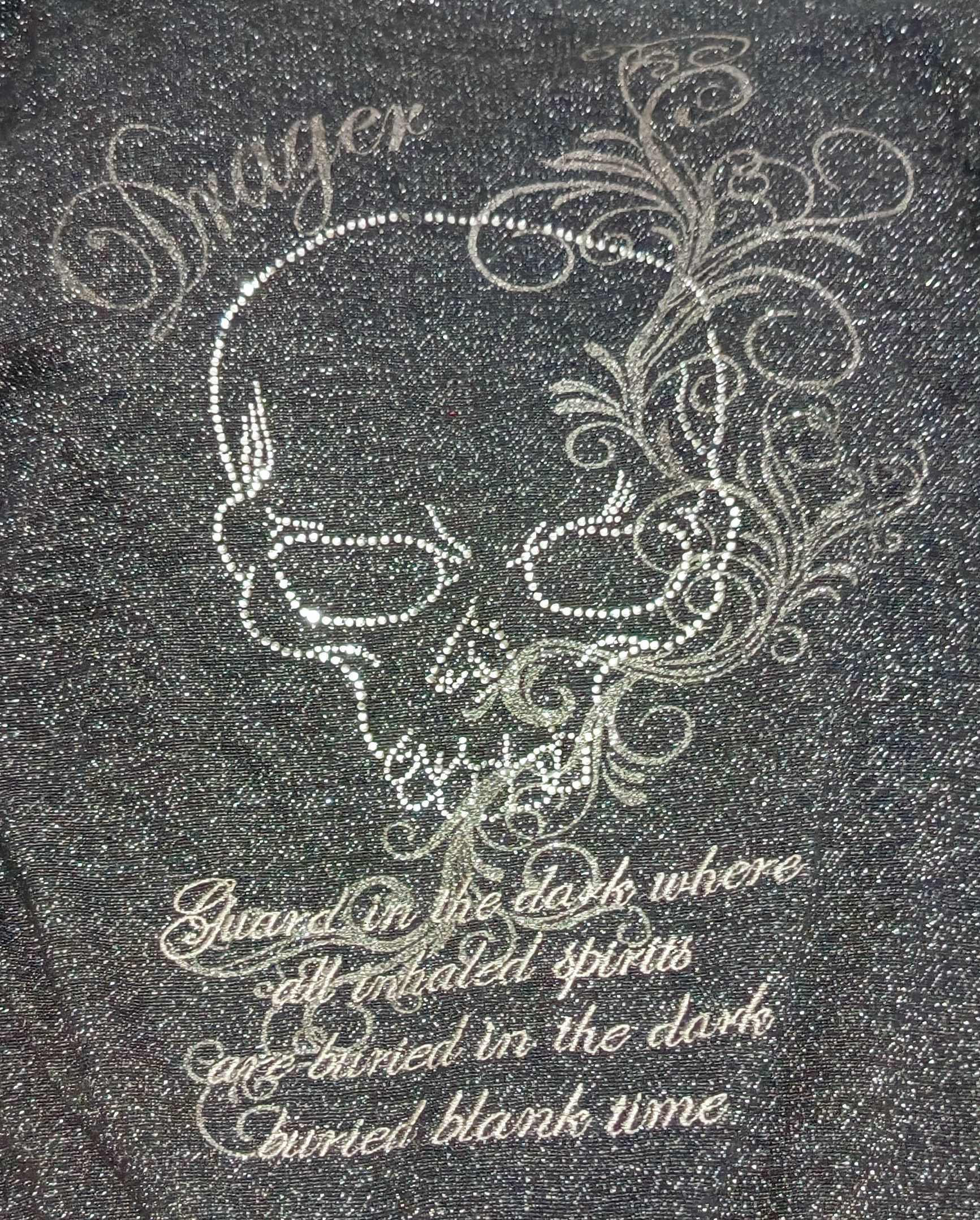 If Six Was Nine 💥Sick Skulls Big - RaccoonHoodie Full Of Glitter Size US M / EU 48-50 / 2 - 3 Thumbnail