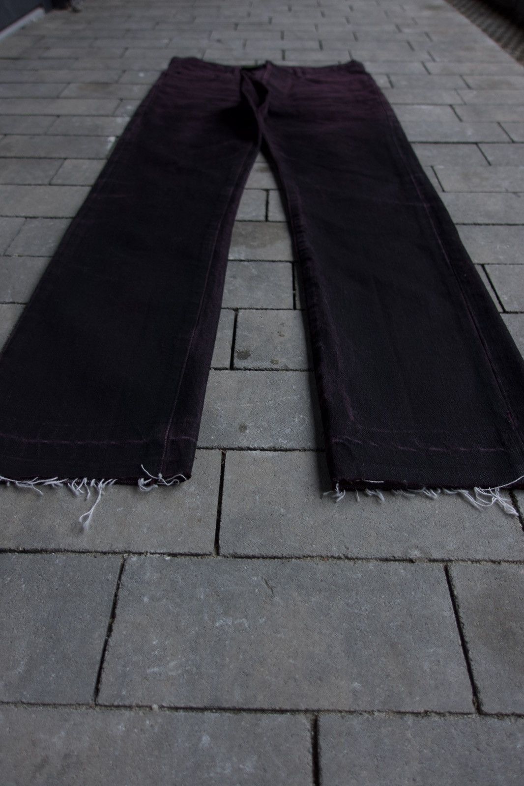 Dior AW08 Dior Blood Burgundy Wax jeans by KVA Waxed Size US 30 / EU 46 - 6 Thumbnail