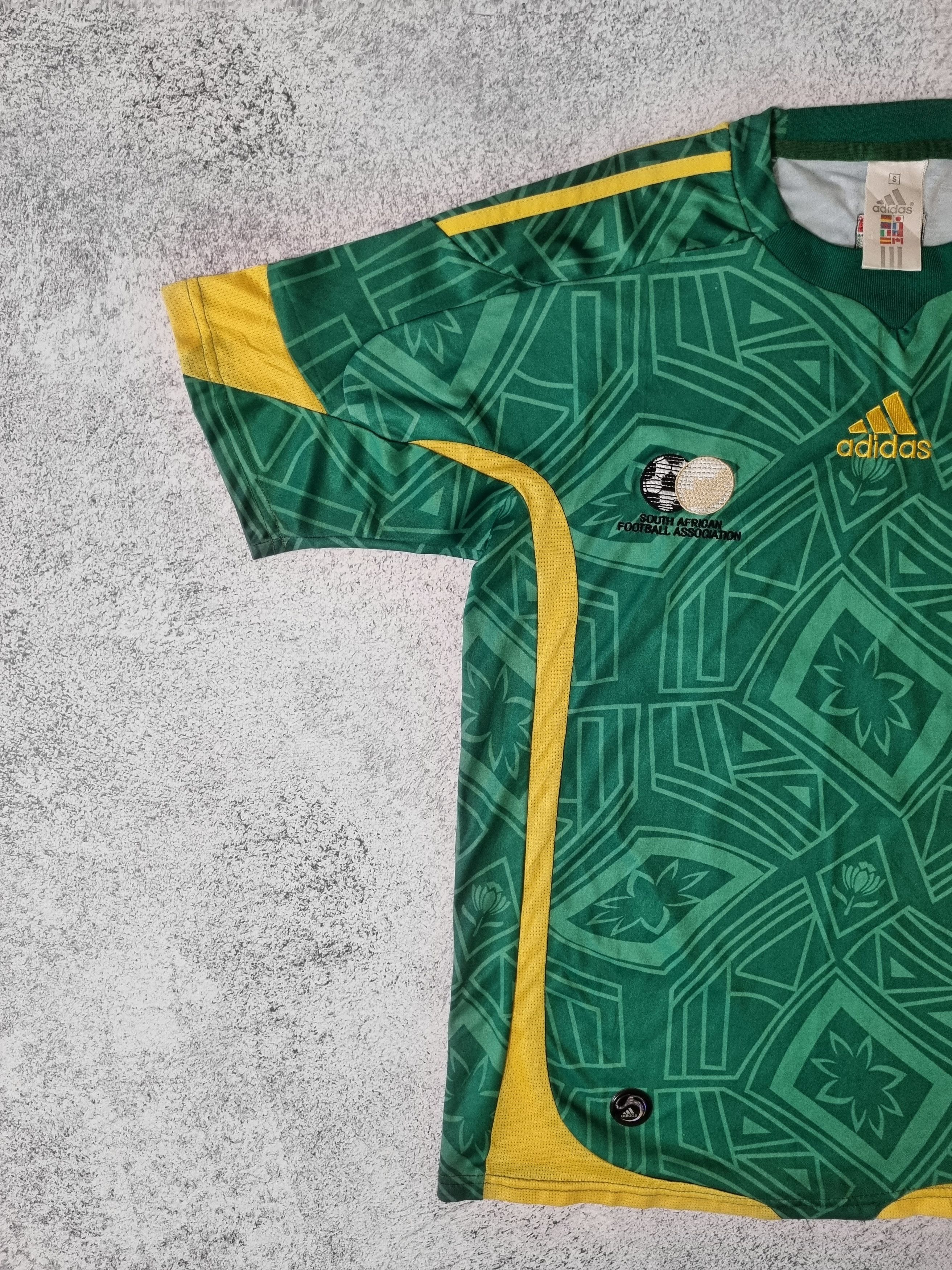 Adidas South Africa 2002/04 Home Shirt Adidas Vintage Jersey Size US S / EU 44-46 / 1 - 4 Thumbnail
