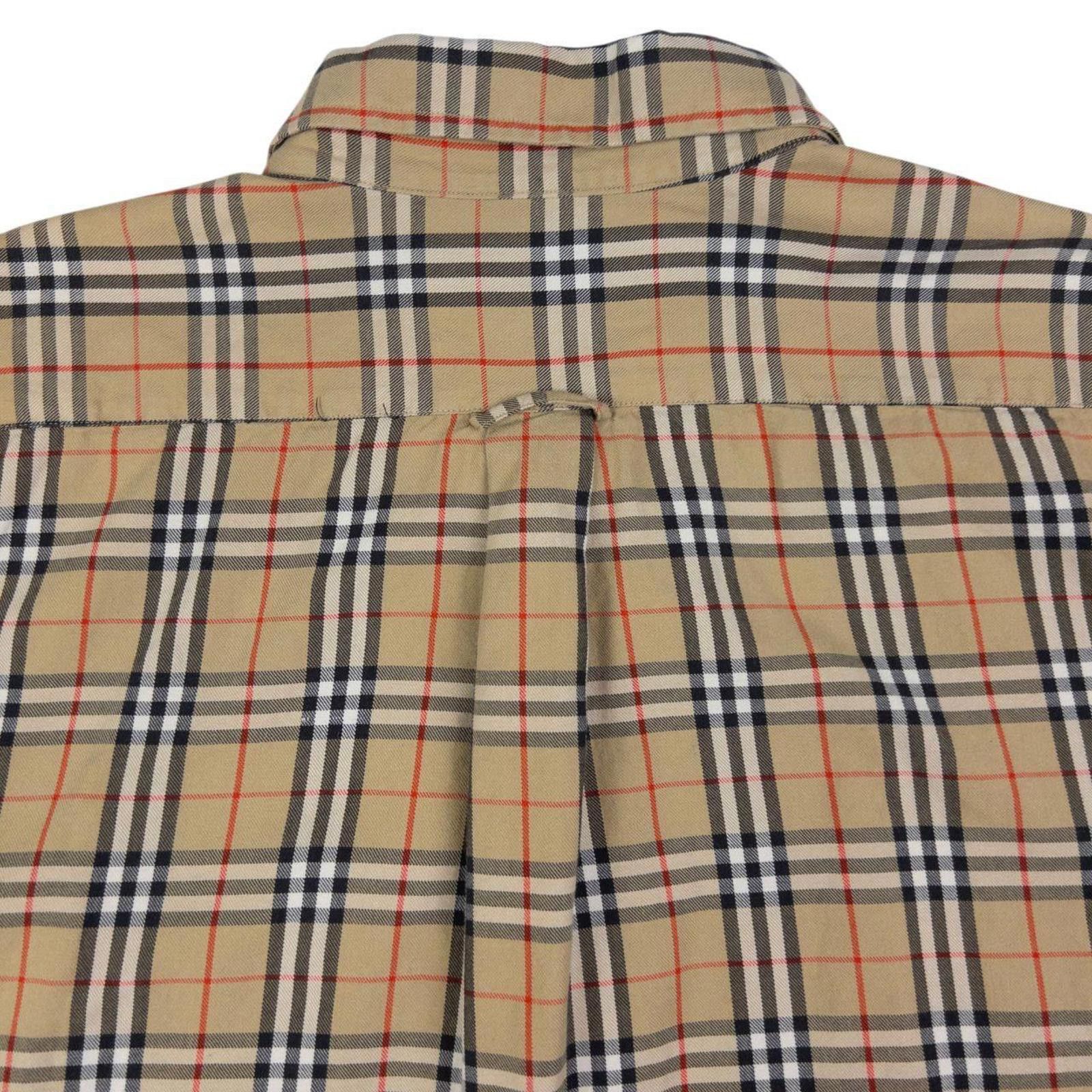 Burberry Vintage Burberry Nova Check Short Sleeve Button Up Shirt XL Size US XL / EU 56 / 4 - 5 Thumbnail