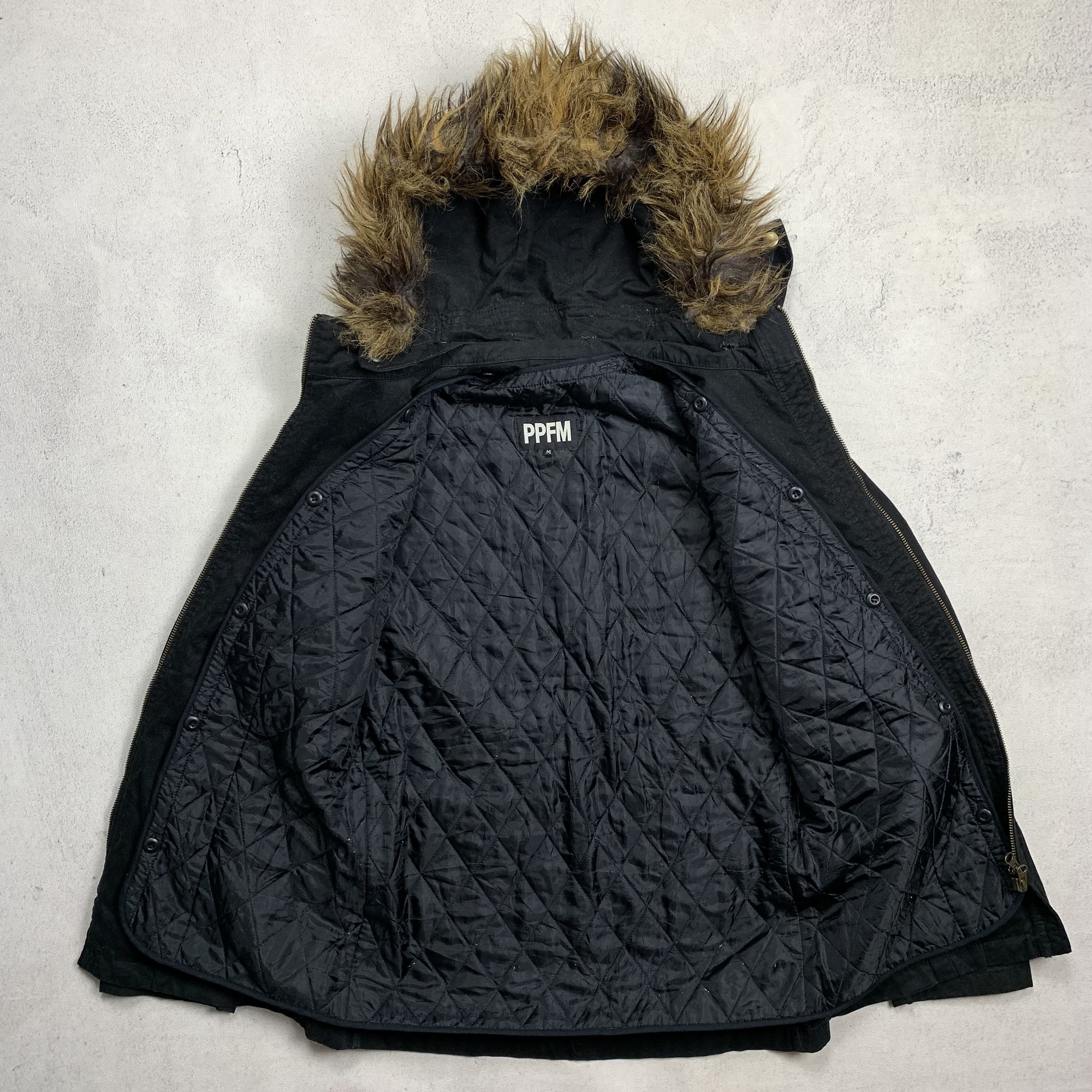 PPFM PPFM Fur Hoodie Jacket Japanese Brand LGB Style Kmrii Size US M / EU 48-50 / 2 - 4 Thumbnail