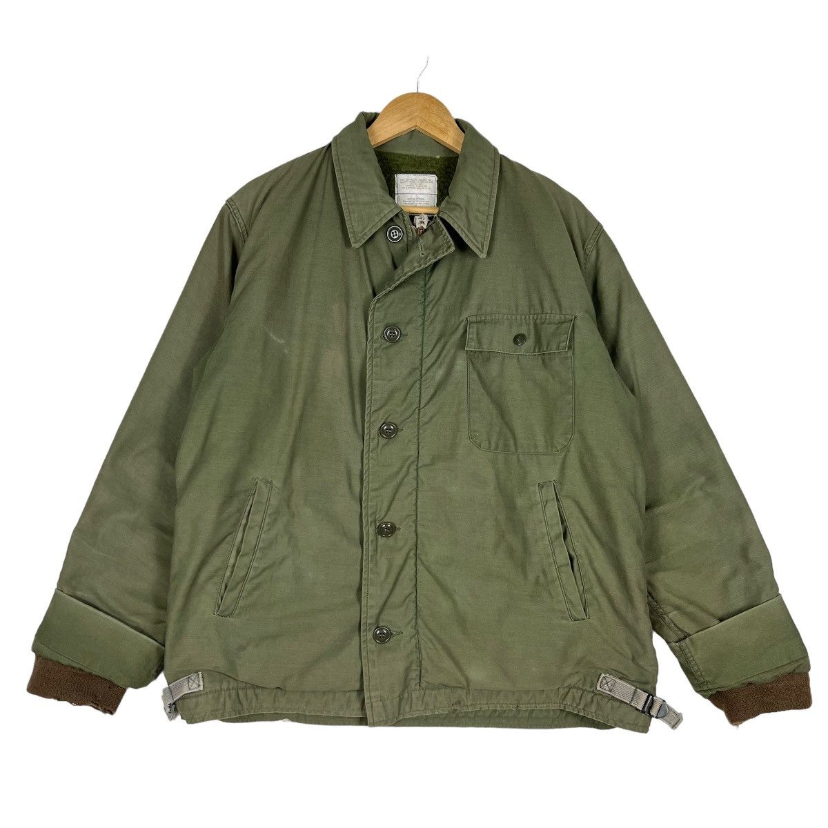 Vintage 🔥TRUE VINTAGE MILITARY NAVEDTRA N-1 DECK JACKET MADE IN USA Size US L / EU 52-54 / 3 - 13 Thumbnail