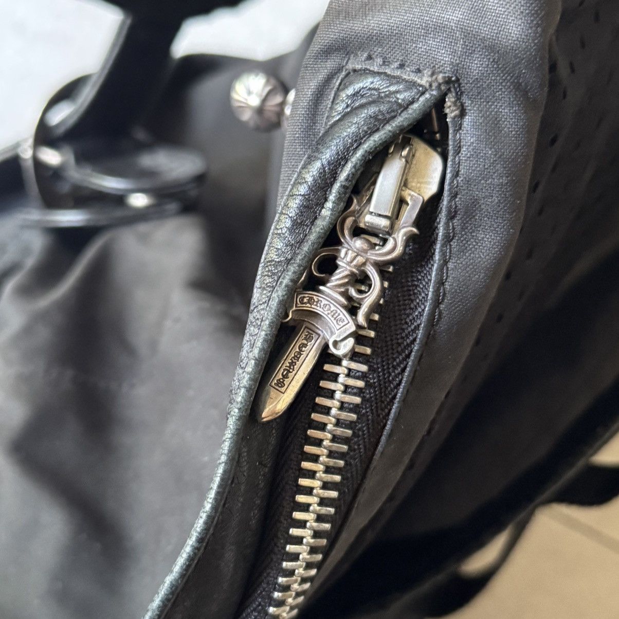 Chrome Hearts Chrome Hearts Cemetry Cross Patch Moto Backpack Size ONE SIZE - 12 Thumbnail