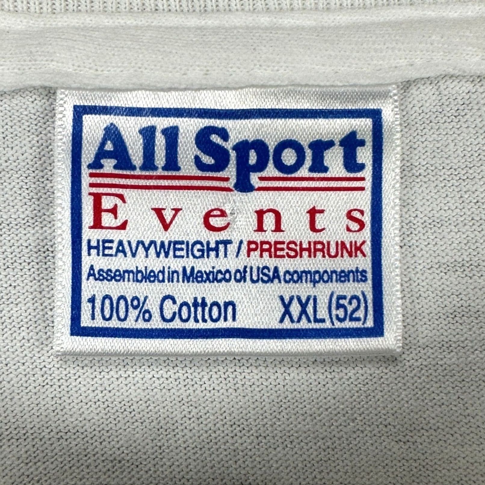 Vintage VINTAGE All Sport Shirt Mens 2XL White America 4th July Adult Patriotic Tee Size US XXL / EU 58 / 5 - 4 Thumbnail