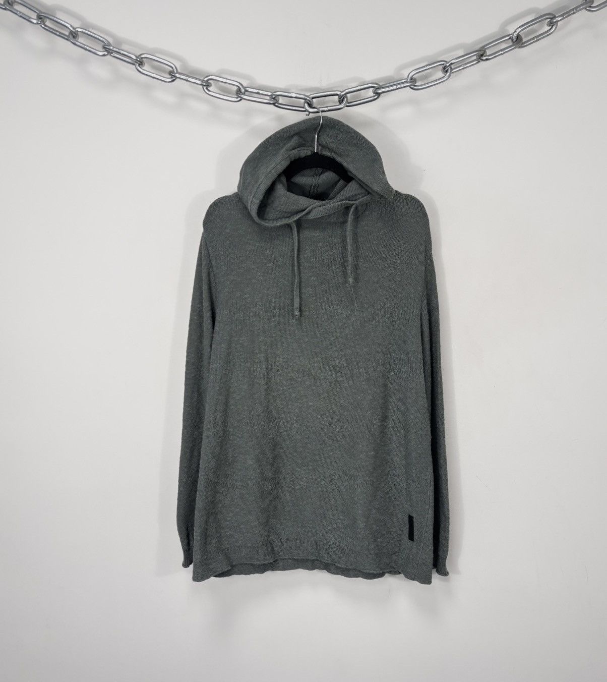 Other Phil Petter Men’s Sage Green Wool Blend Knit Hoodie Size US L / EU 52-54 / 3 - 1 Thumbnail