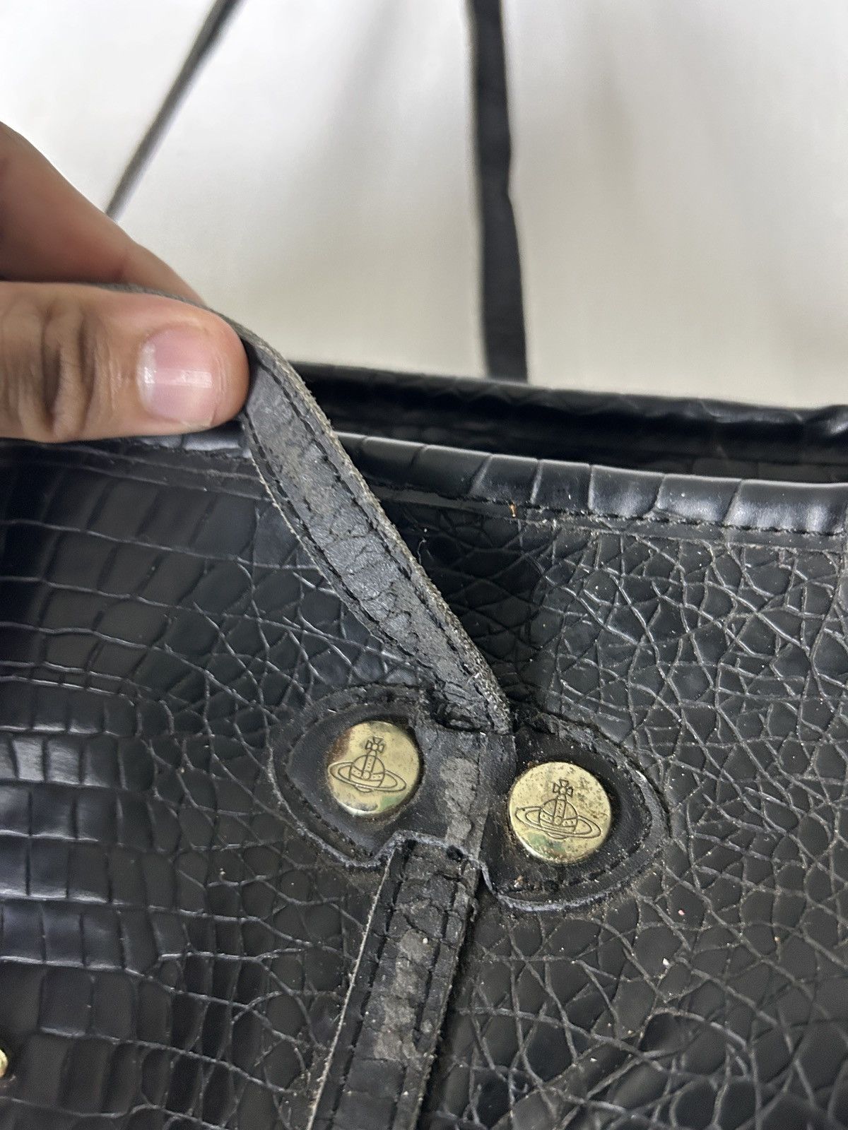 Vivienne Westwood Vivienne Westwood Black Leather Bag Size ONE SIZE - 4 Thumbnail
