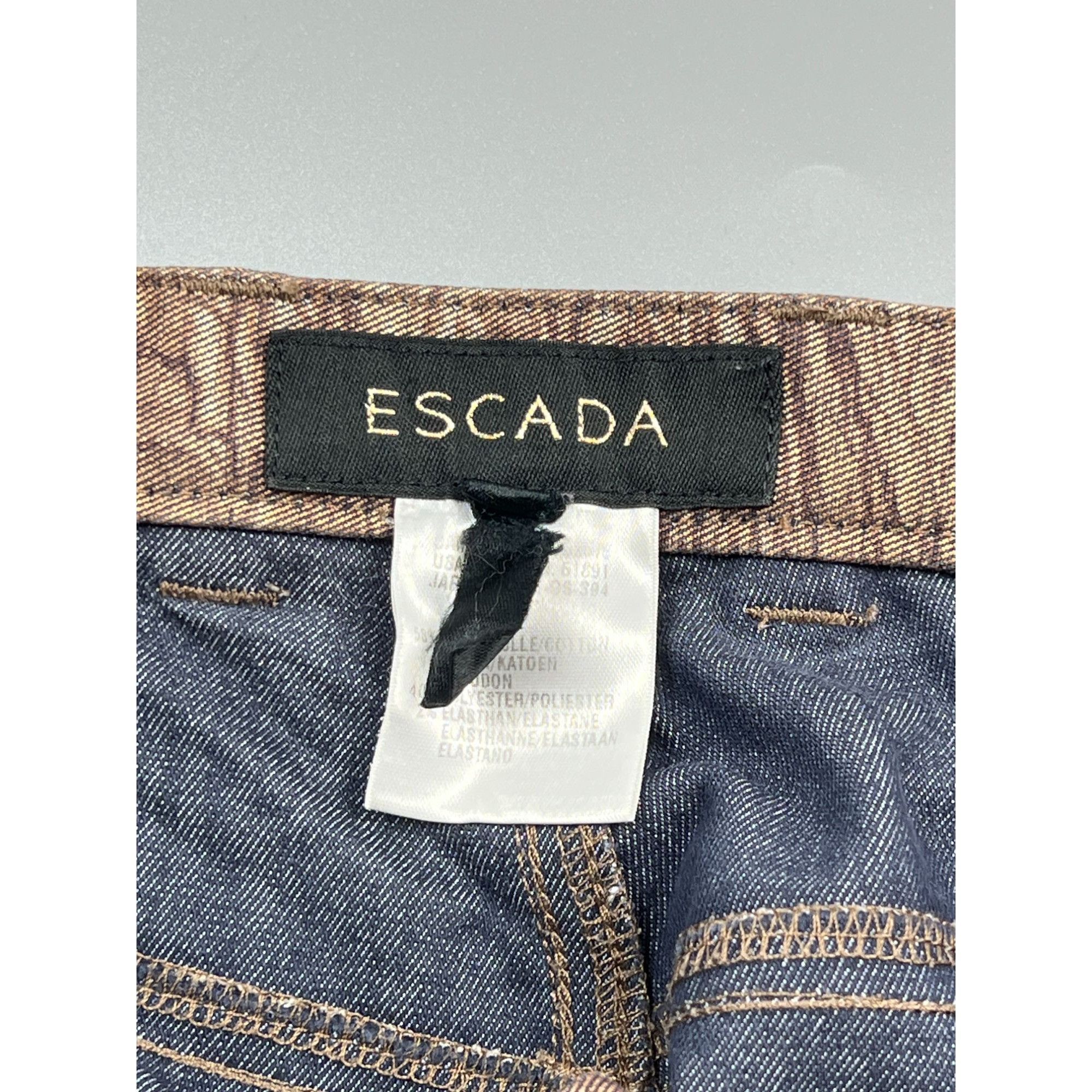 Escada Escada Snake Pattern Pants (Y0836) Size 30" / US 8 / IT 44 - 7 Thumbnail
