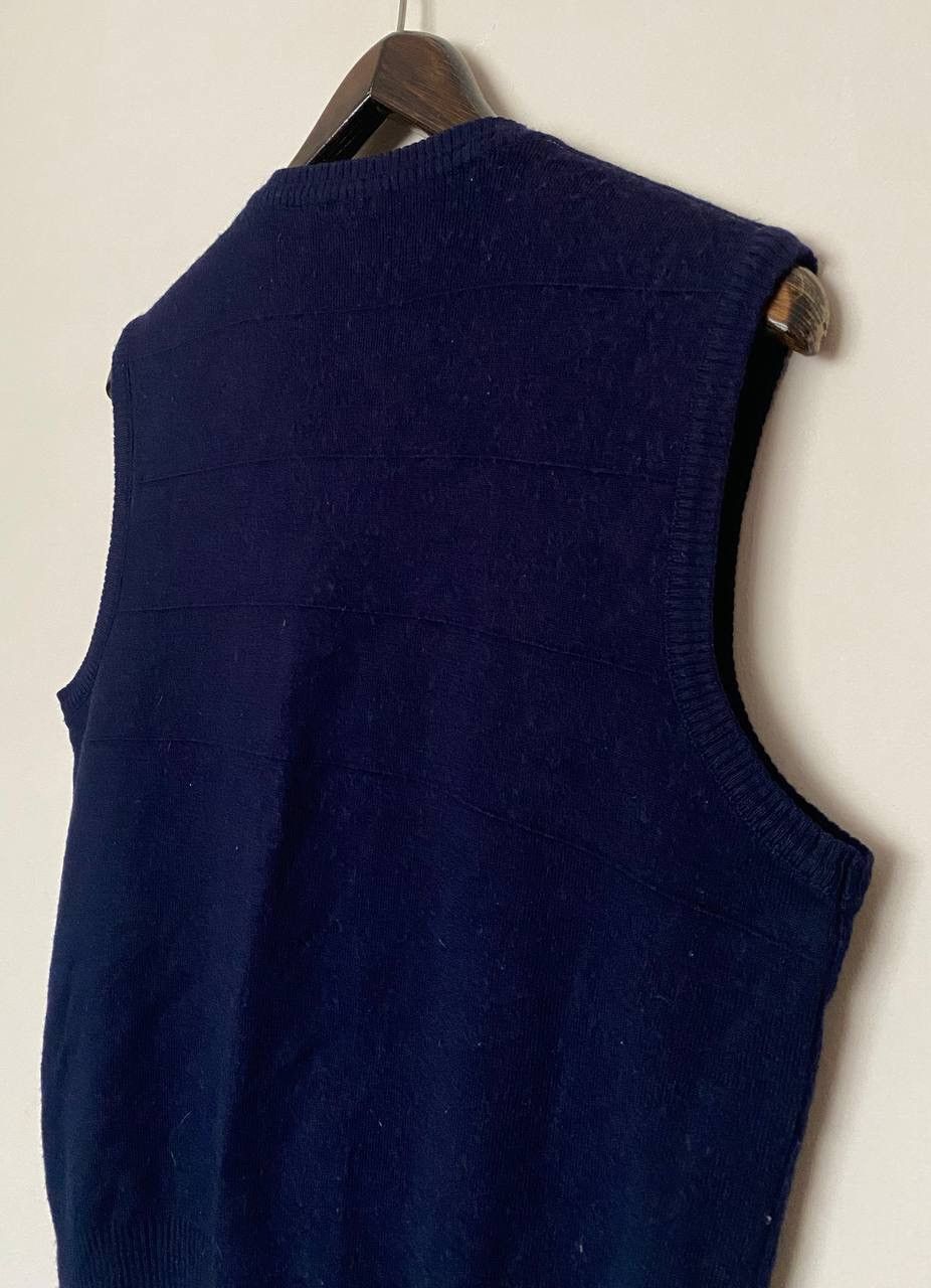 Yves Saint Laurent Yves Saint Laurent vintage 80s wool vest embroidered logo Size US M / EU 48-50 / 2 - 7 Thumbnail