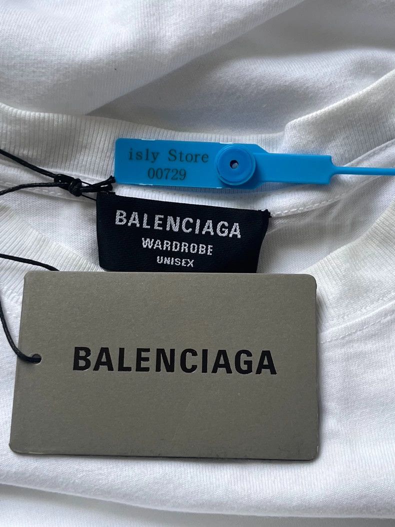 Balenciaga Balenciaga Letter logo short sleeve T-shirt white Size US M / EU 48-50 / 2 - 4 Thumbnail