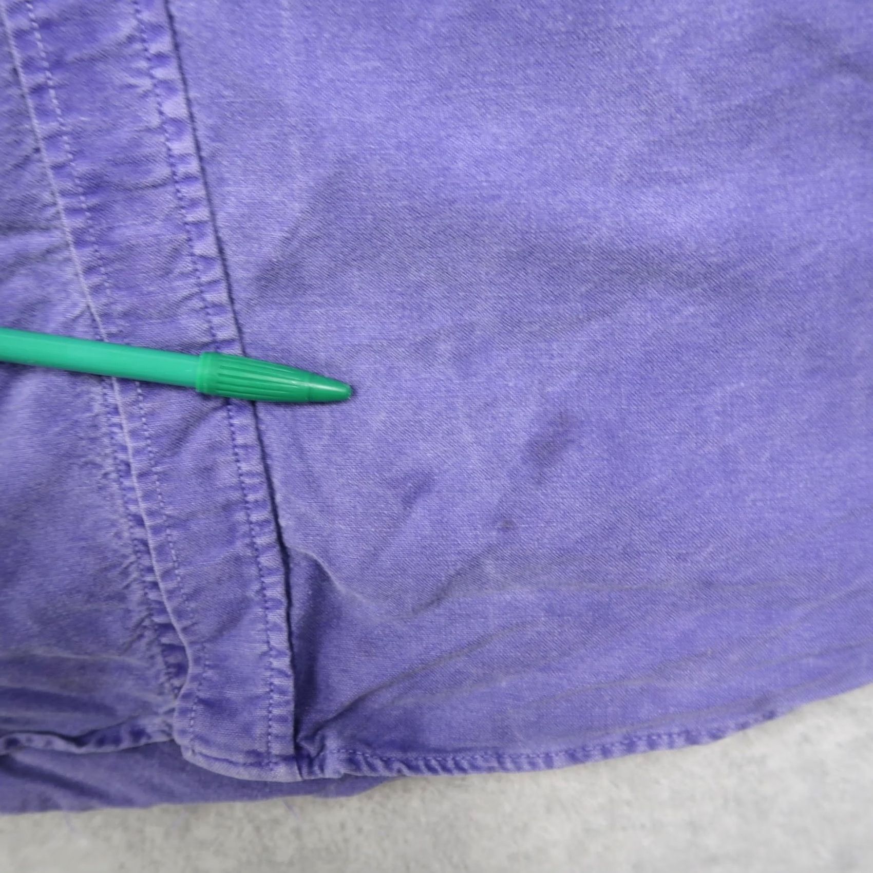 Gap VINTAGE Gap Work Shirt Men L Large Purple Cotton Long Sleeve Button-Up Size US L / EU 52-54 / 3 - 6 Thumbnail