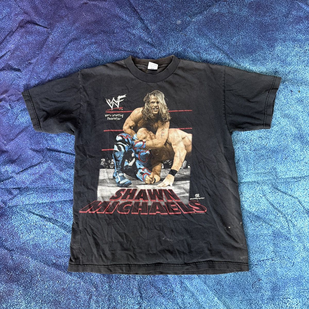 WWE 1998 vintage Shawn Michaels T-shirt Size US L / EU 52-54 / 3 - 1 Thumbnail