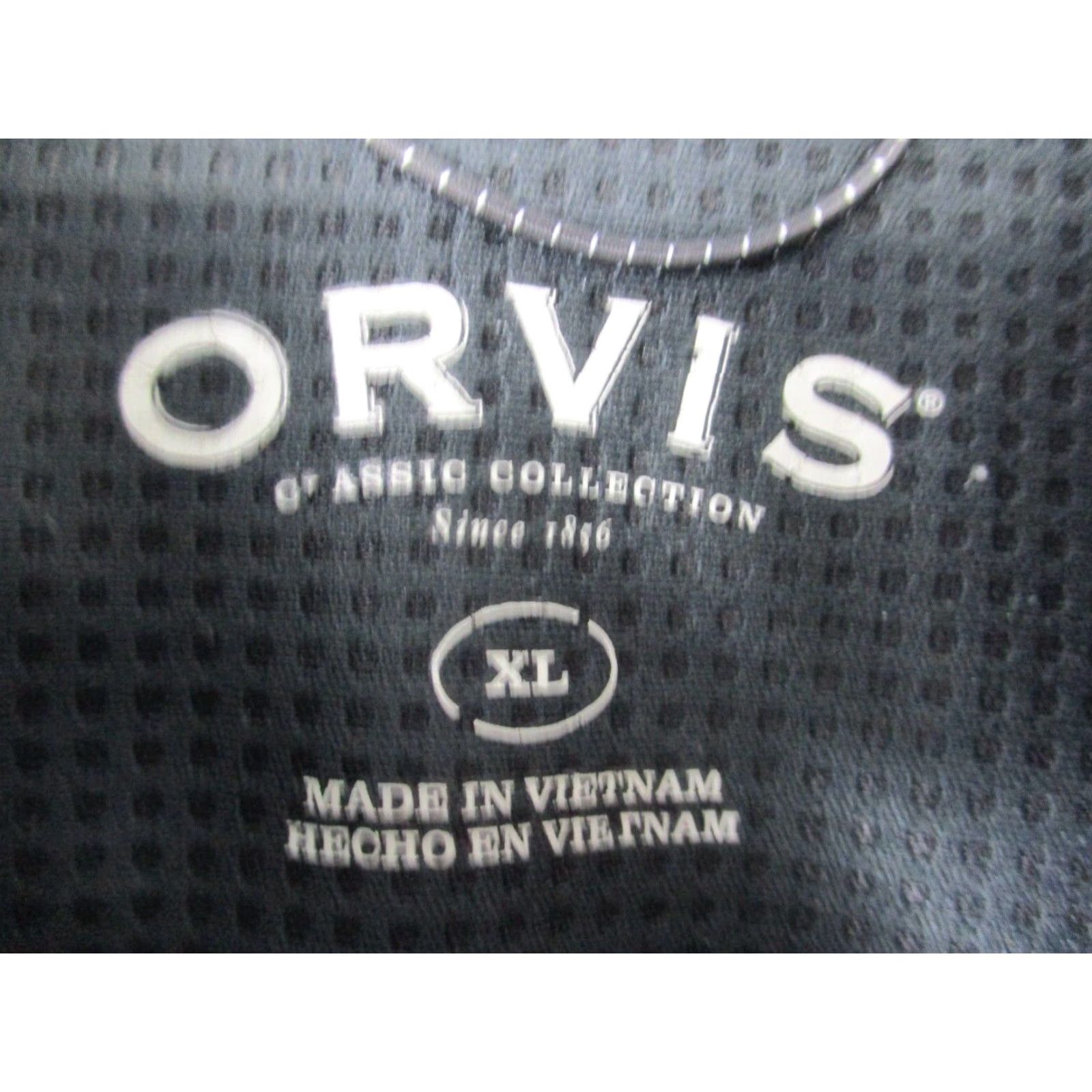 Orvis Orvis Shirt XL Gray Plaid Pockets Polyester Fishing Stretch Shirt (Men) Size US XL / EU 56 / 4 - 4 Thumbnail