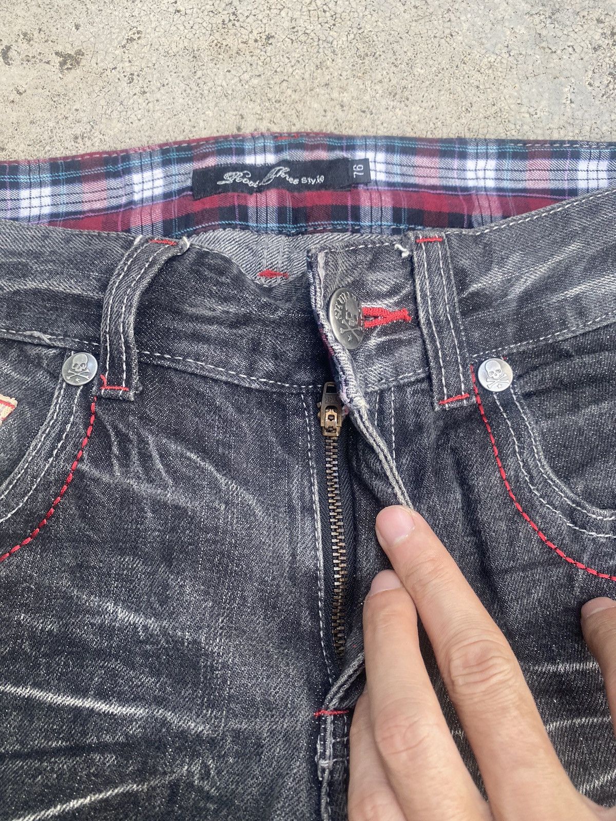 Japanese Brand Japanese Brand Root Three Clawmark British Flag Denim Size US 29 - 10 Thumbnail