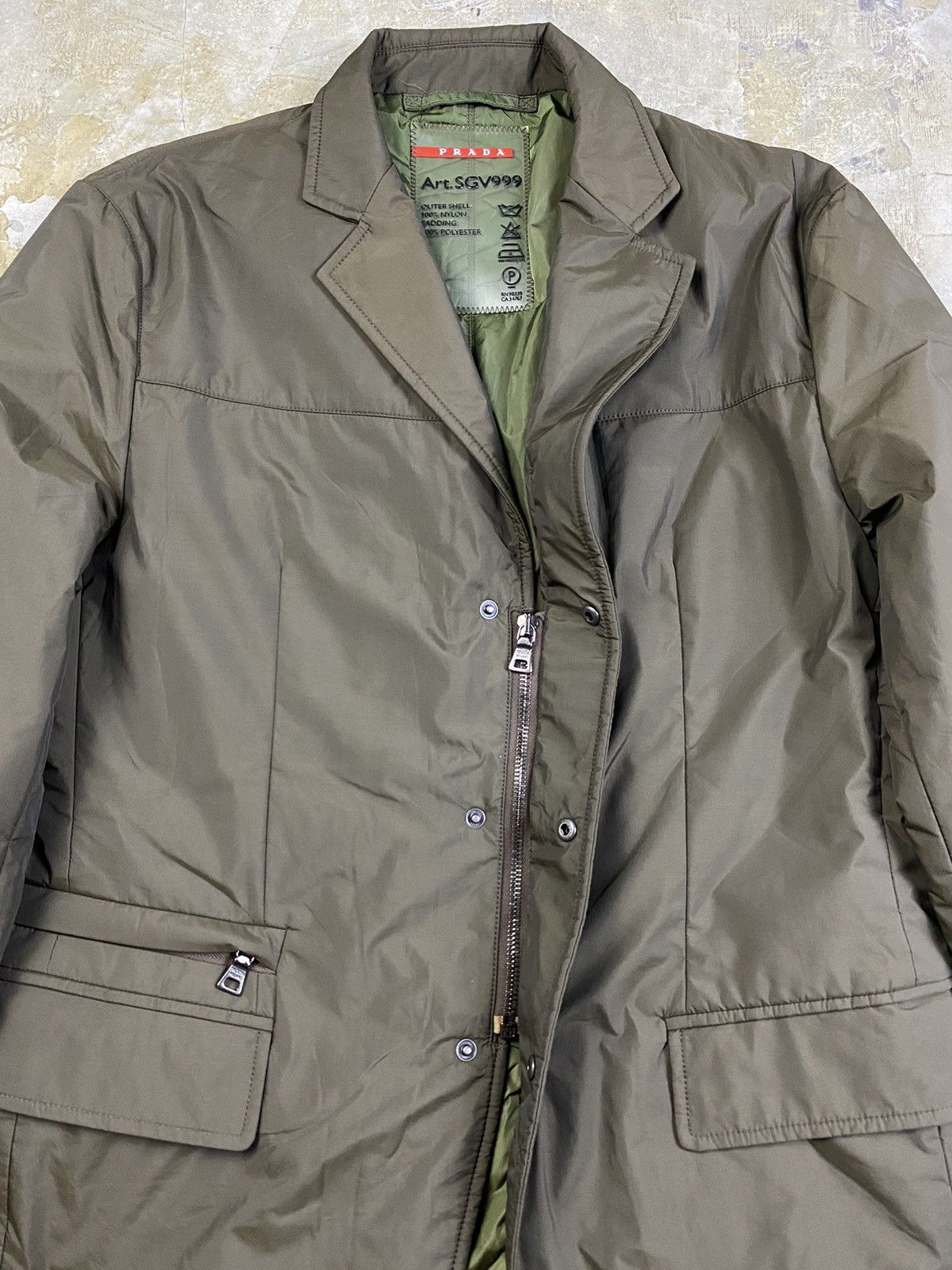Prada Prada Sports SS00 Windstopper Nylon Blazer Jacket Size US M / EU 48-50 / 2 - 7 Thumbnail