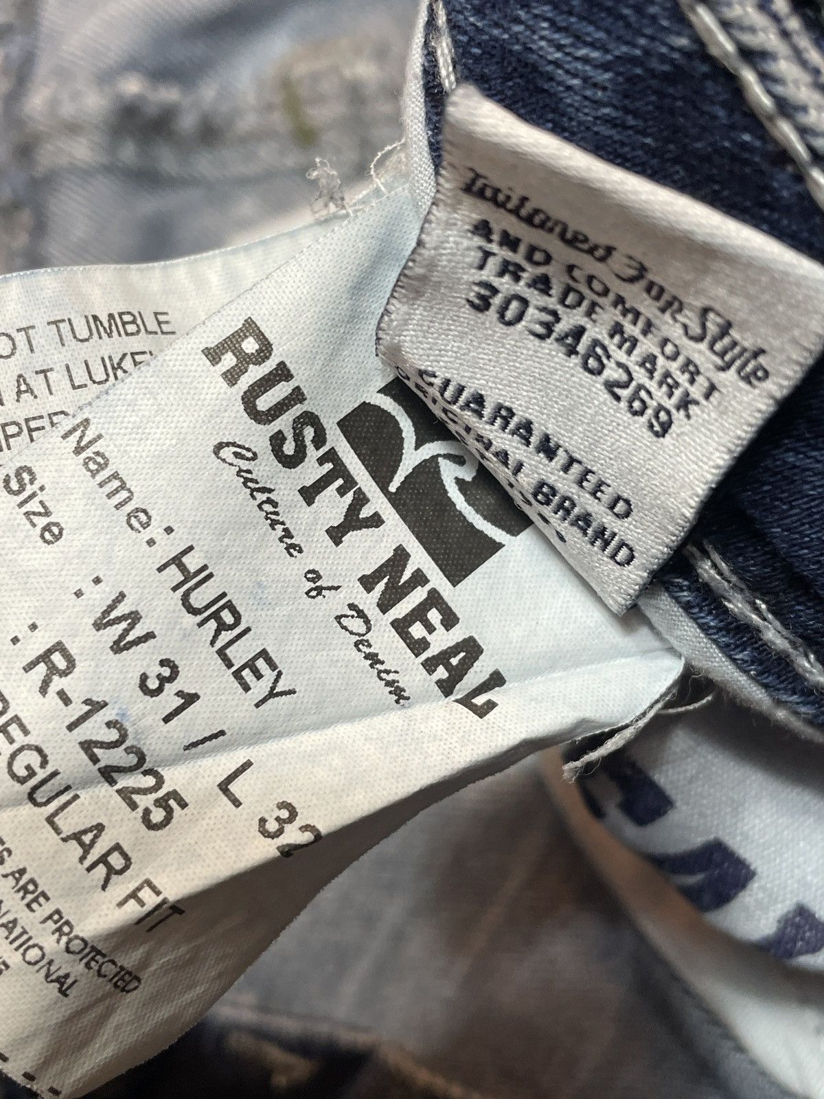Vintage 🔥RARE🔥Vintage Y2K Denim Jeans Streetwear Rare Size US 31 - 12 Thumbnail