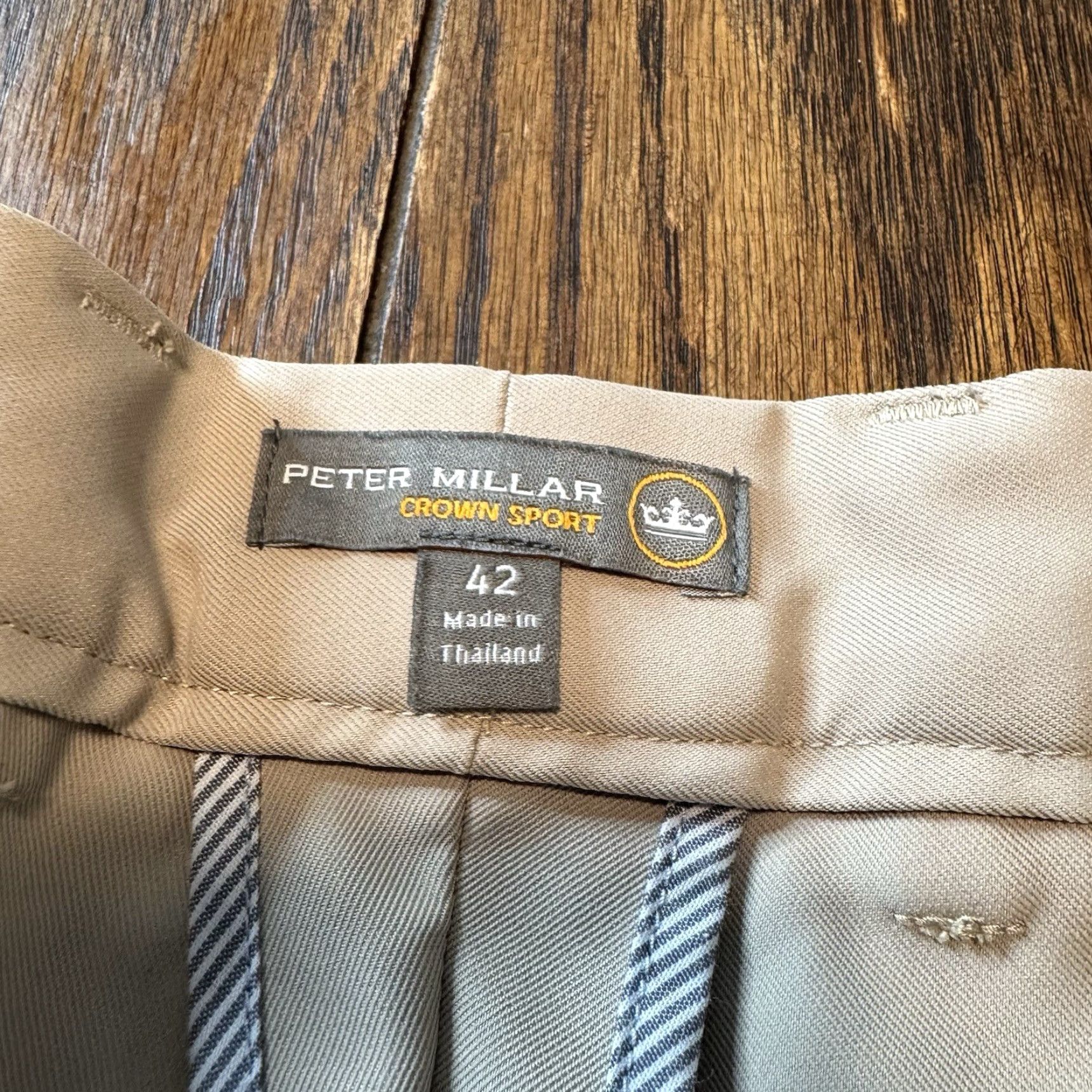 Peter Millar Peter Millar Men's Golf Shorts Size 42 Beige Fox Chapel Golf Club Size US 42 / EU 58 - 3 Thumbnail