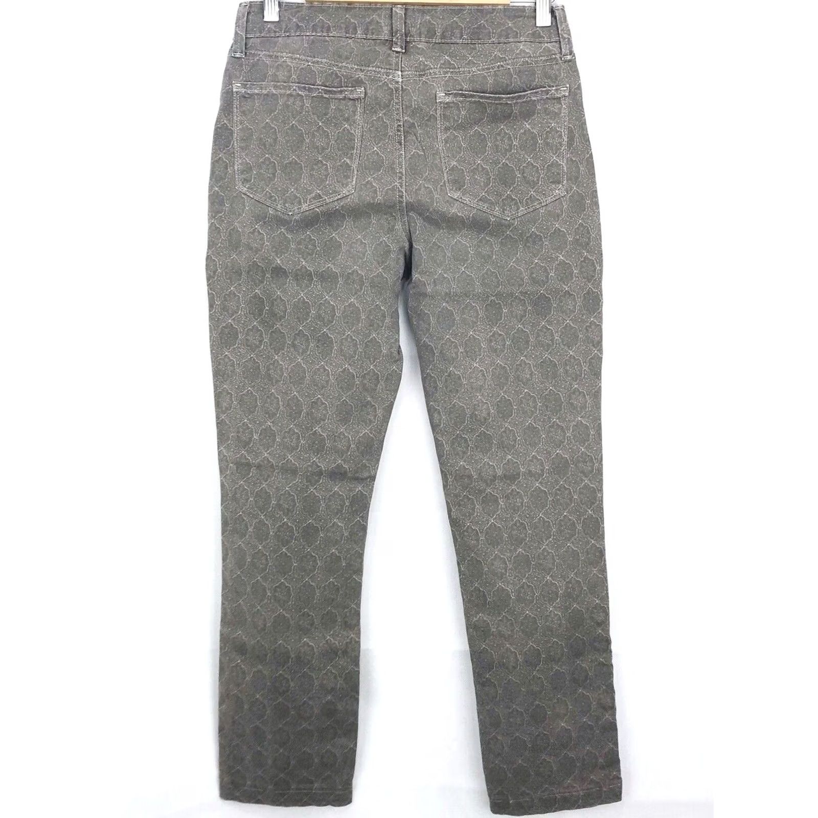 NYDJ NYDJ Jeans Womens UK 6 NOT YOUR DAUGHTERS Size L28 Grey Mix Women Slim Straight Size 28" / US 6 / IT 42 - 3 Thumbnail