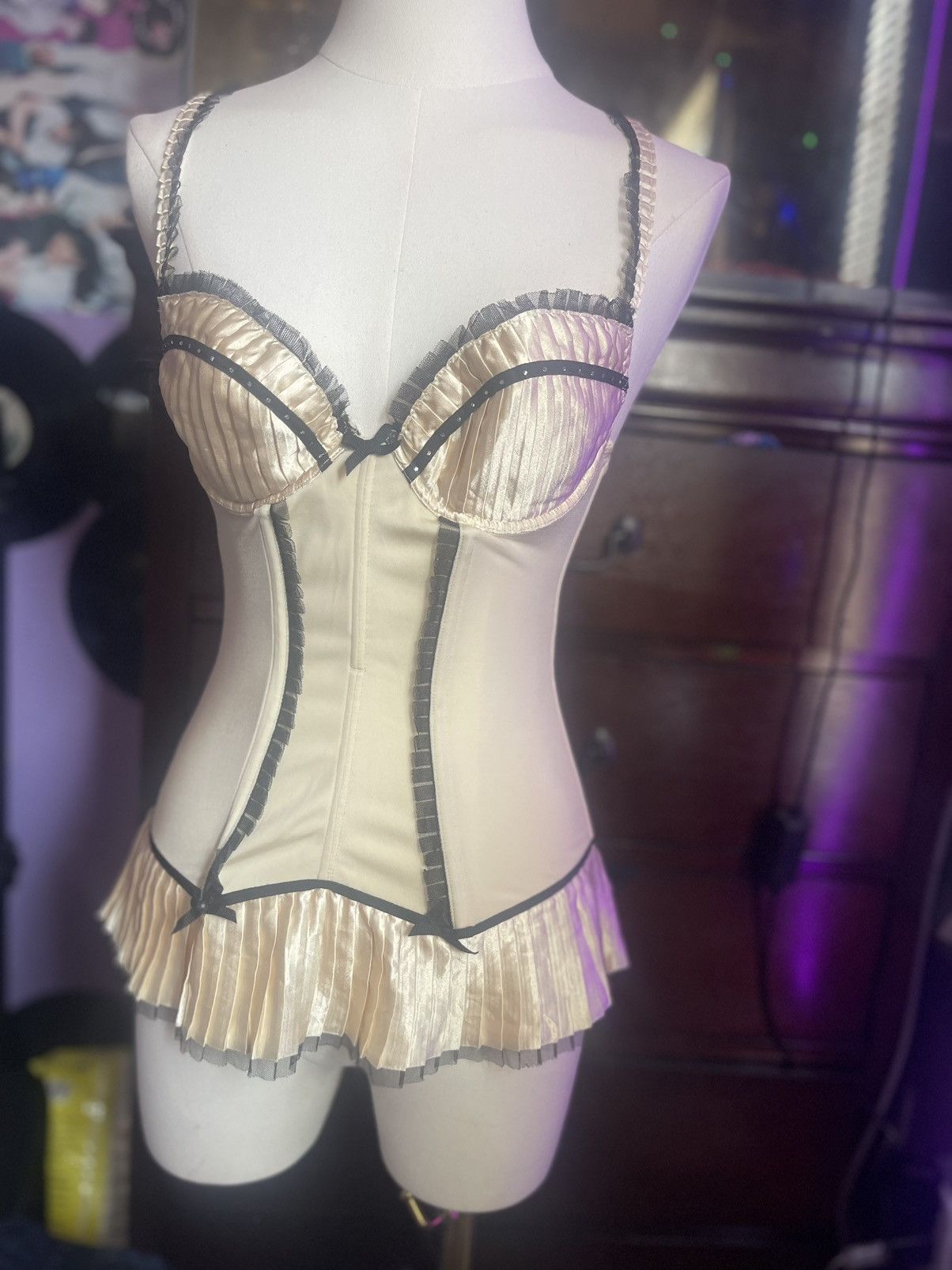Other Vintage corset beige top Size S / US 4 / IT 40 - 3 Thumbnail