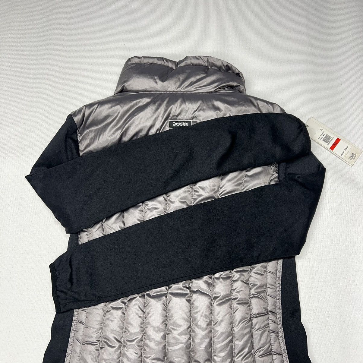 Calvin Klein Calvin Klein Puffer Down Jacket Black Grey Packable Size XS / US 0-2 / IT 36-38 - 20 Thumbnail