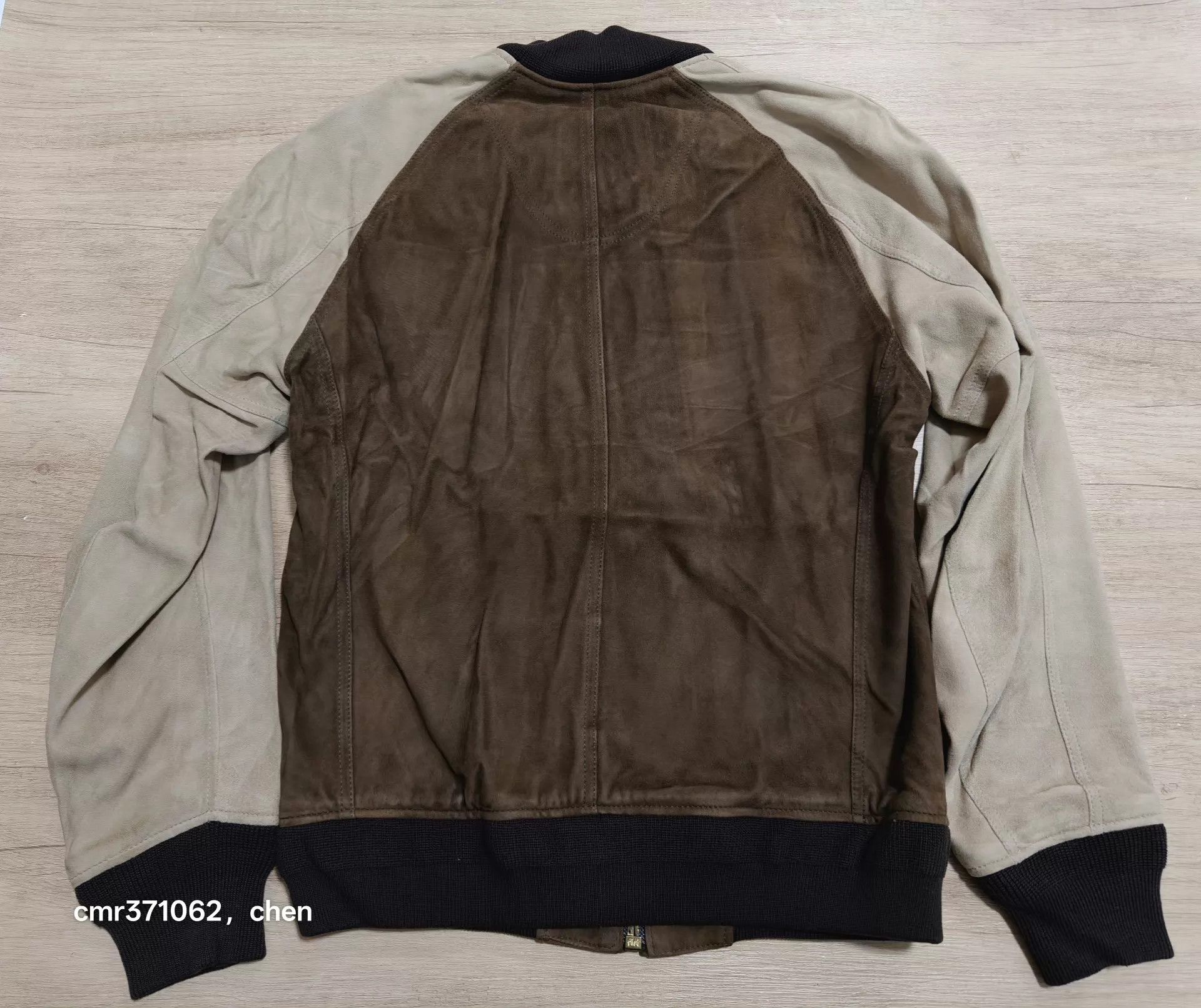 Visvim VISVIM 13SS VARSITY JKT Olive 1 SUEDE IT colorblocked Size US S / EU 44-46 / 1 - 7 Thumbnail