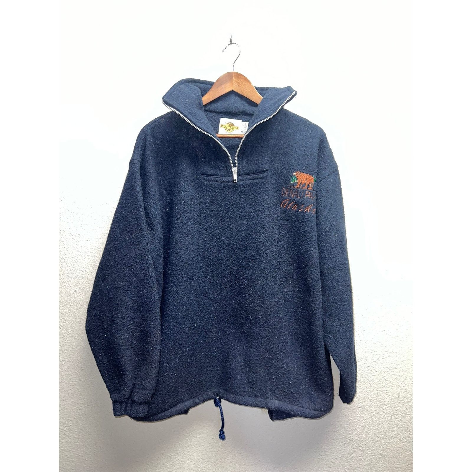 Vintage Vintage Denali Park Sweatshirt Jacket Alaska Bear Embroidery Size US L / EU 52-54 / 3 - 1 Thumbnail