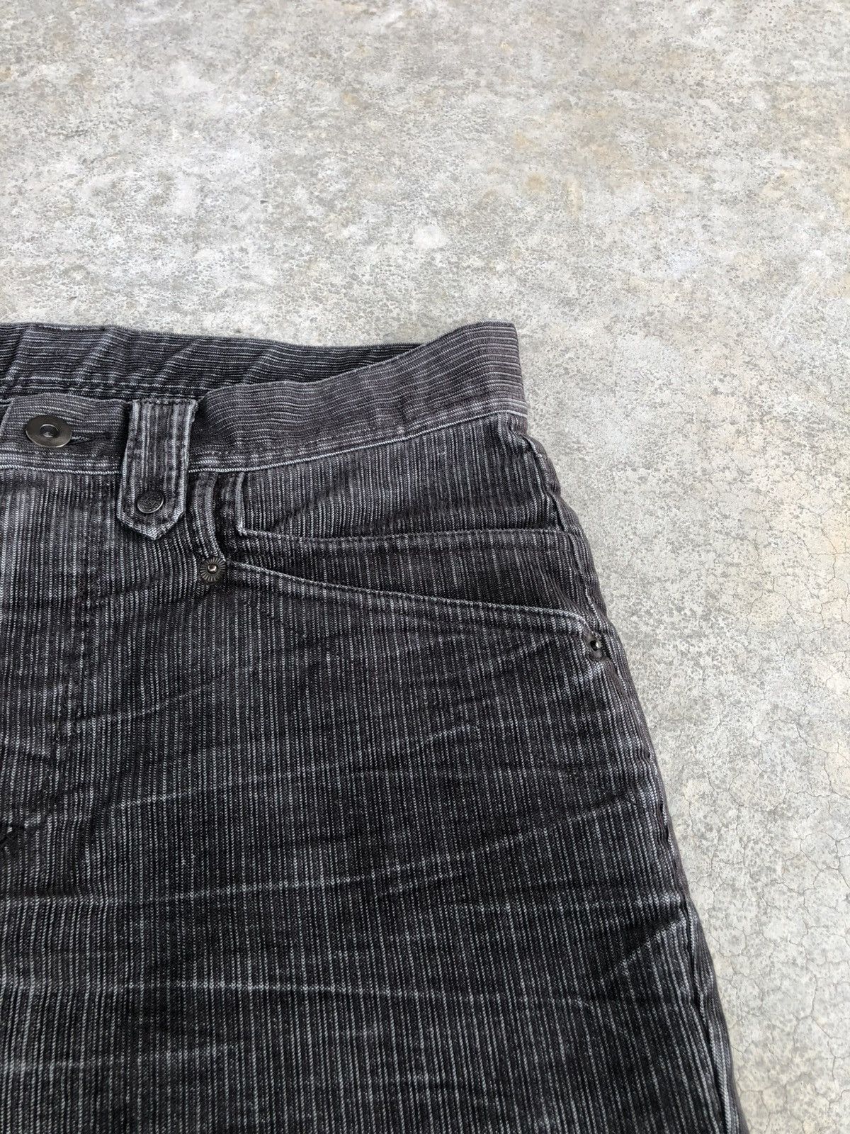 If Six Was Nine Japanese Male Flared Jeans Distressed Corduroy Size US 31 - 15 Thumbnail