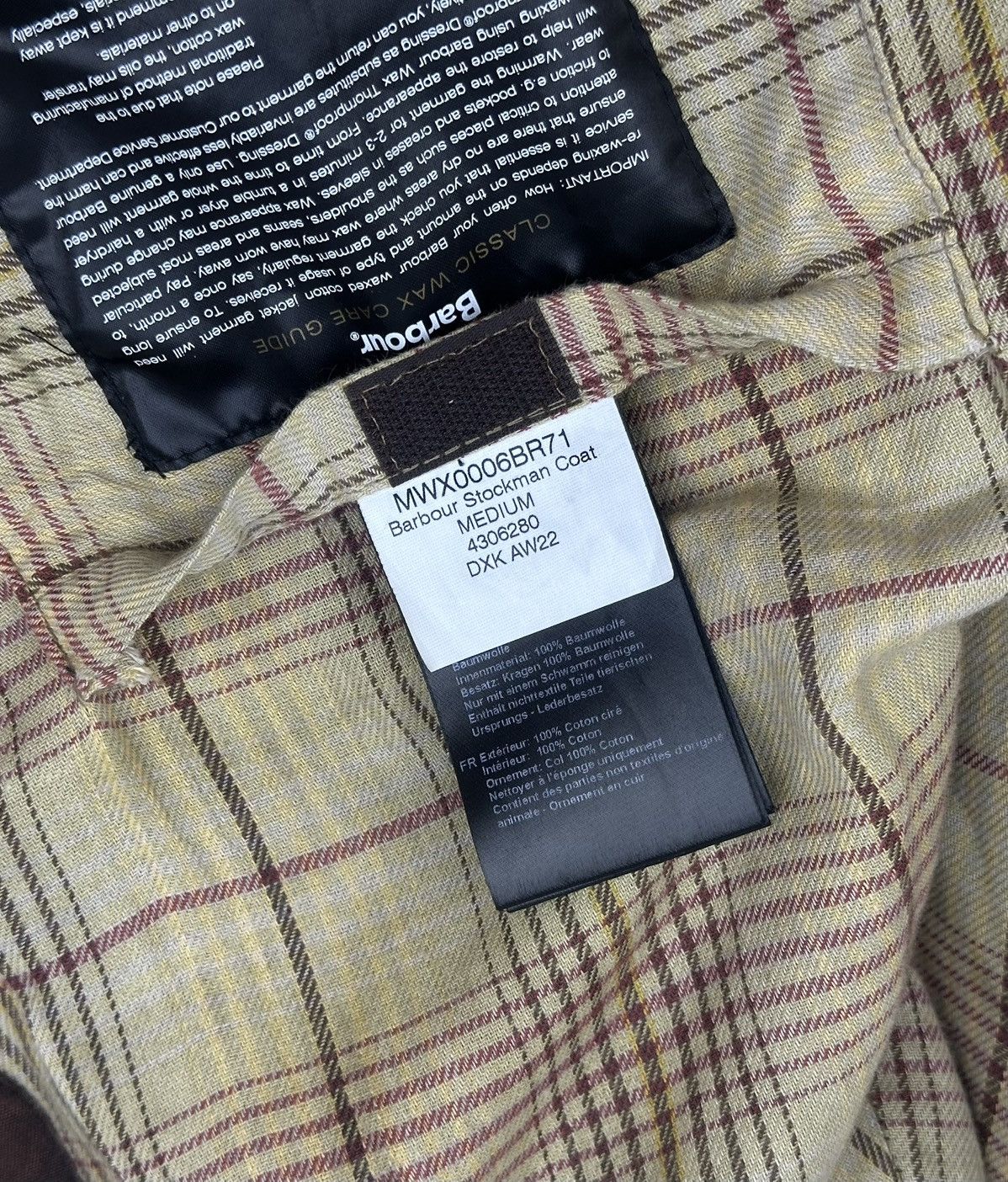 Barbour Barbour Stockman Waxed Cotton Hooded Long Coat Brown Size M Size US M / EU 48-50 / 2 - 18 Thumbnail