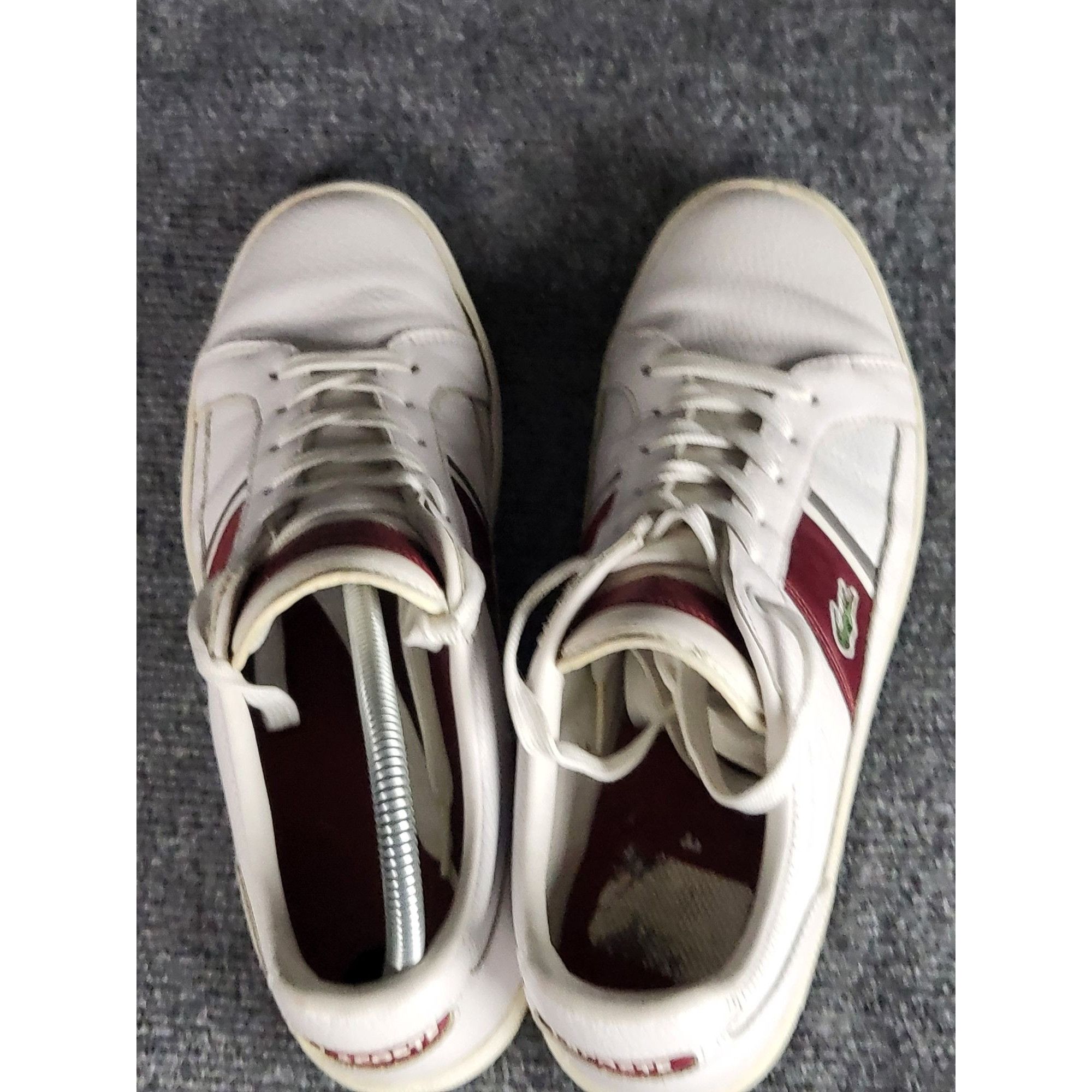 Lacoste LACOSTE EUROPA SPM Trainer Fashion Sneakers White Red Men Sz Size US 8.5 / EU 41-42 - 8 Thumbnail